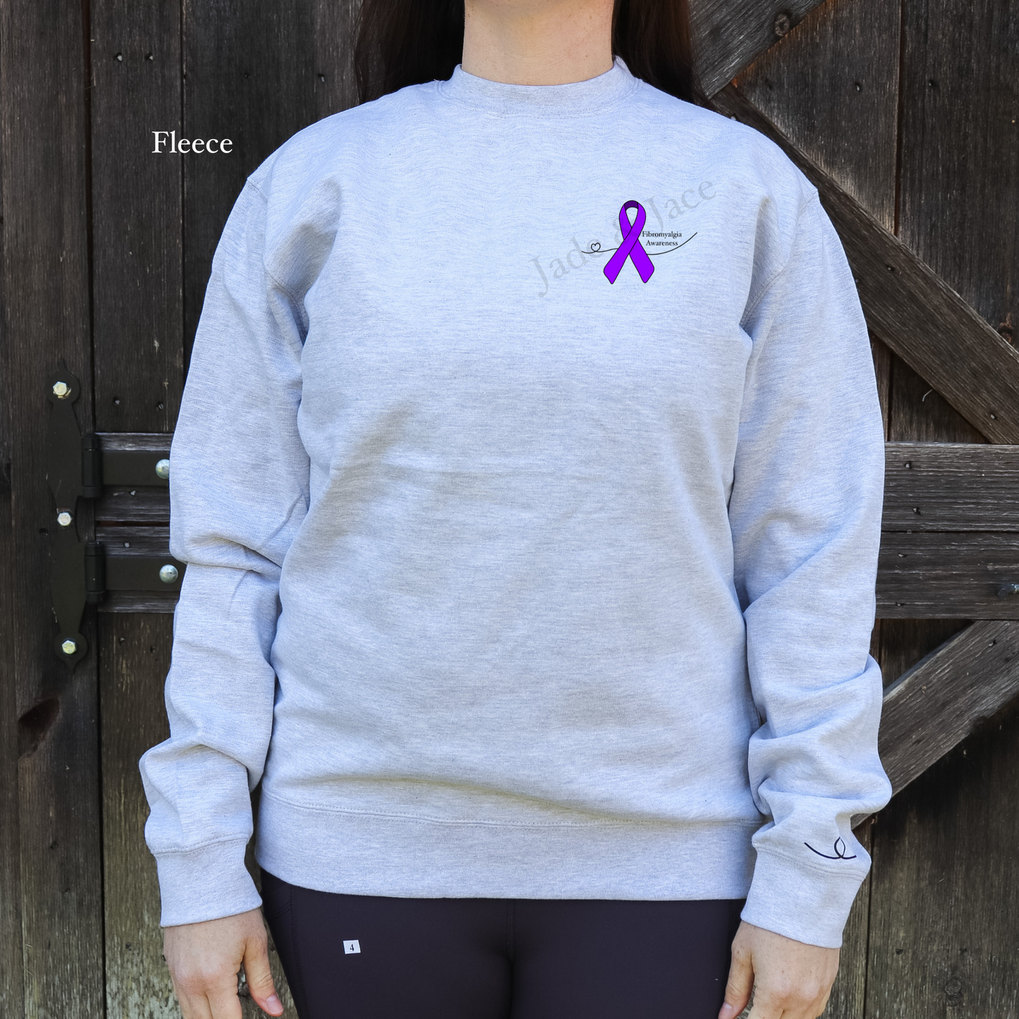 Fibromyalgia Awareness Crewneck Sweatshirt