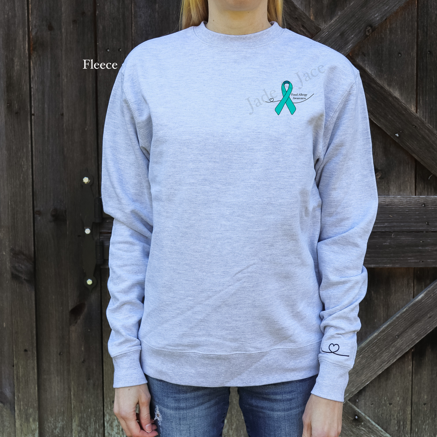 Food Allergy Awareness Crewneck Sweatshirt