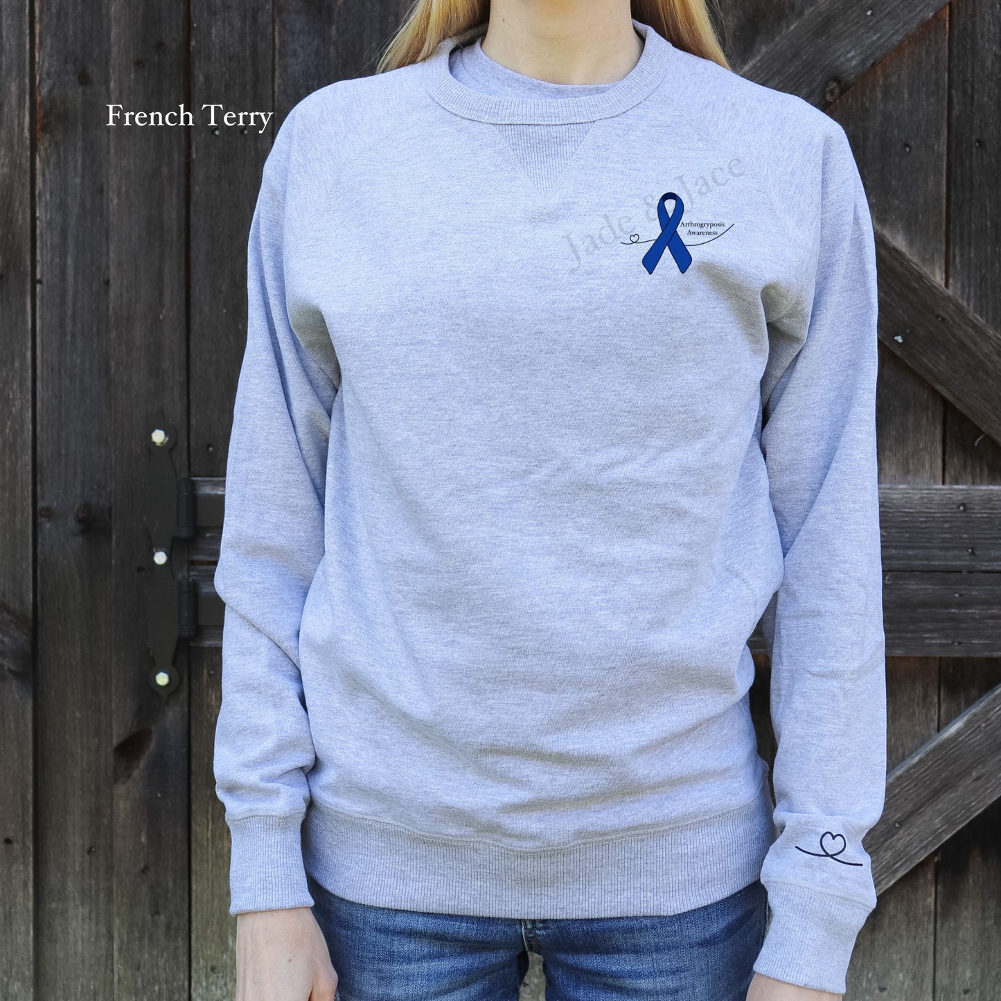 Arthrogryposis Awareness Crewneck Sweatshirt