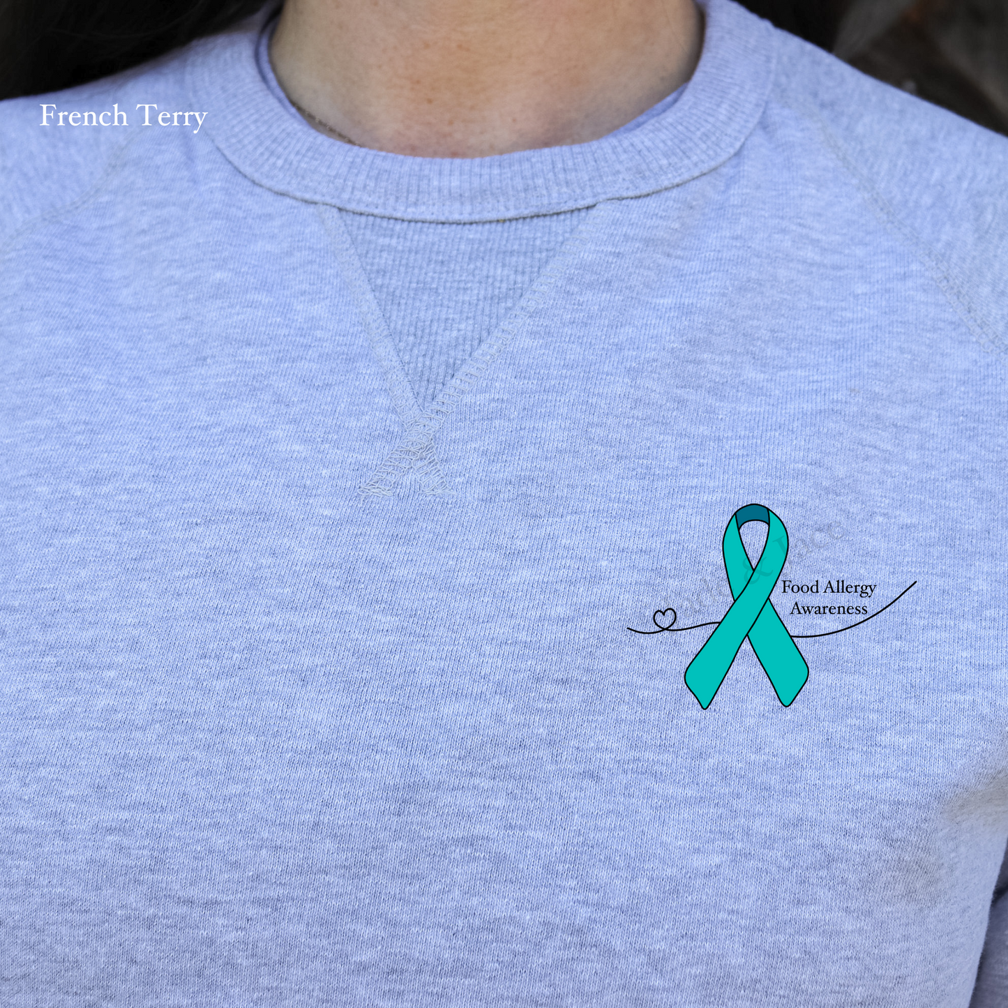 Food Allergy Awareness Crewneck Sweatshirt