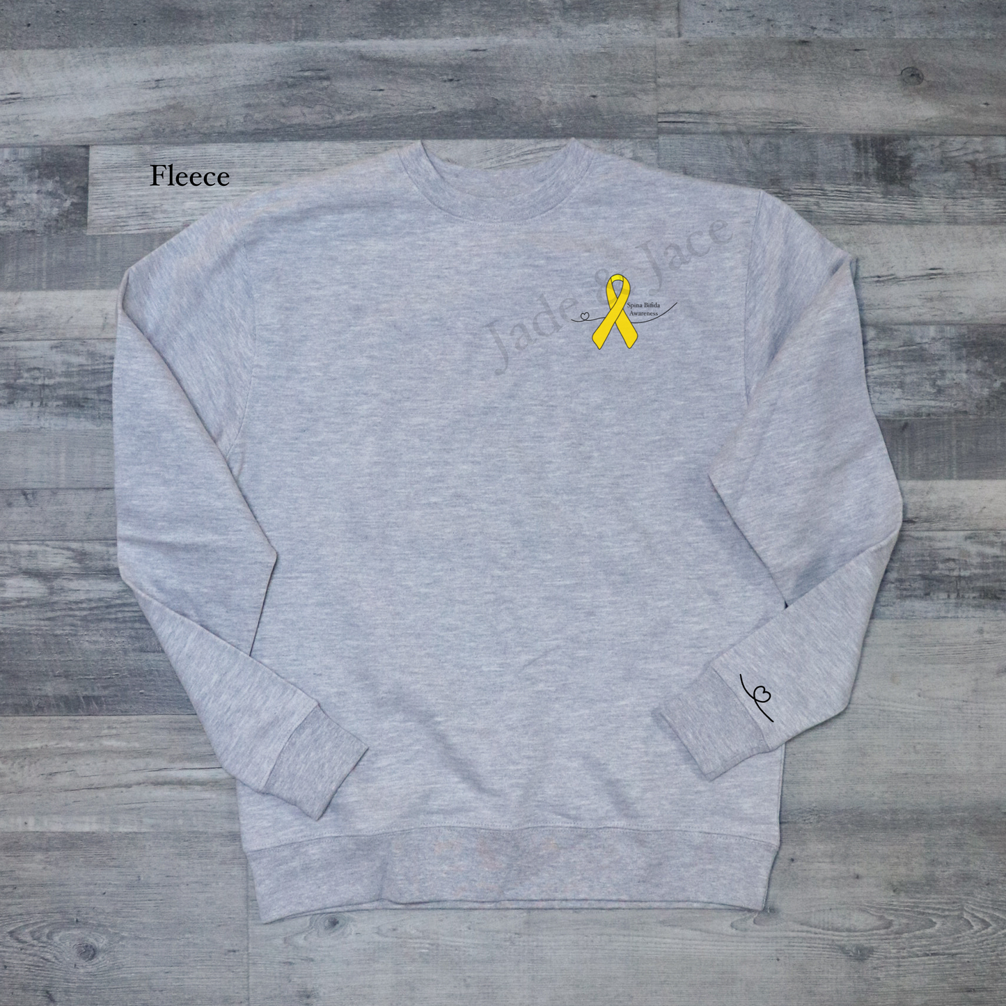 Spina Bifida Awareness Crewneck Sweatshirt