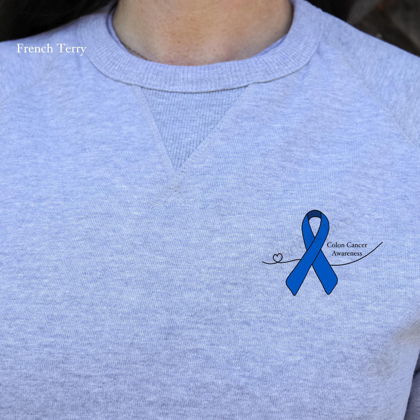 Colon Cancer Awareness Crewneck Sweatshirt