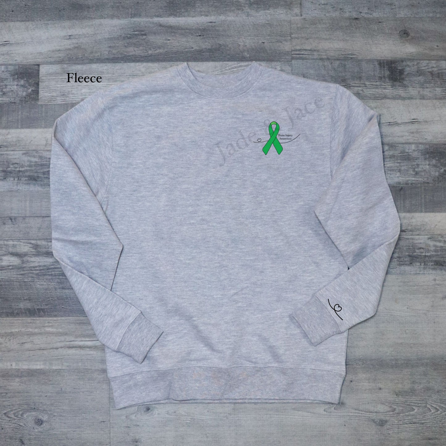 Brain Injury Awareness Crewneck Sweatshirt