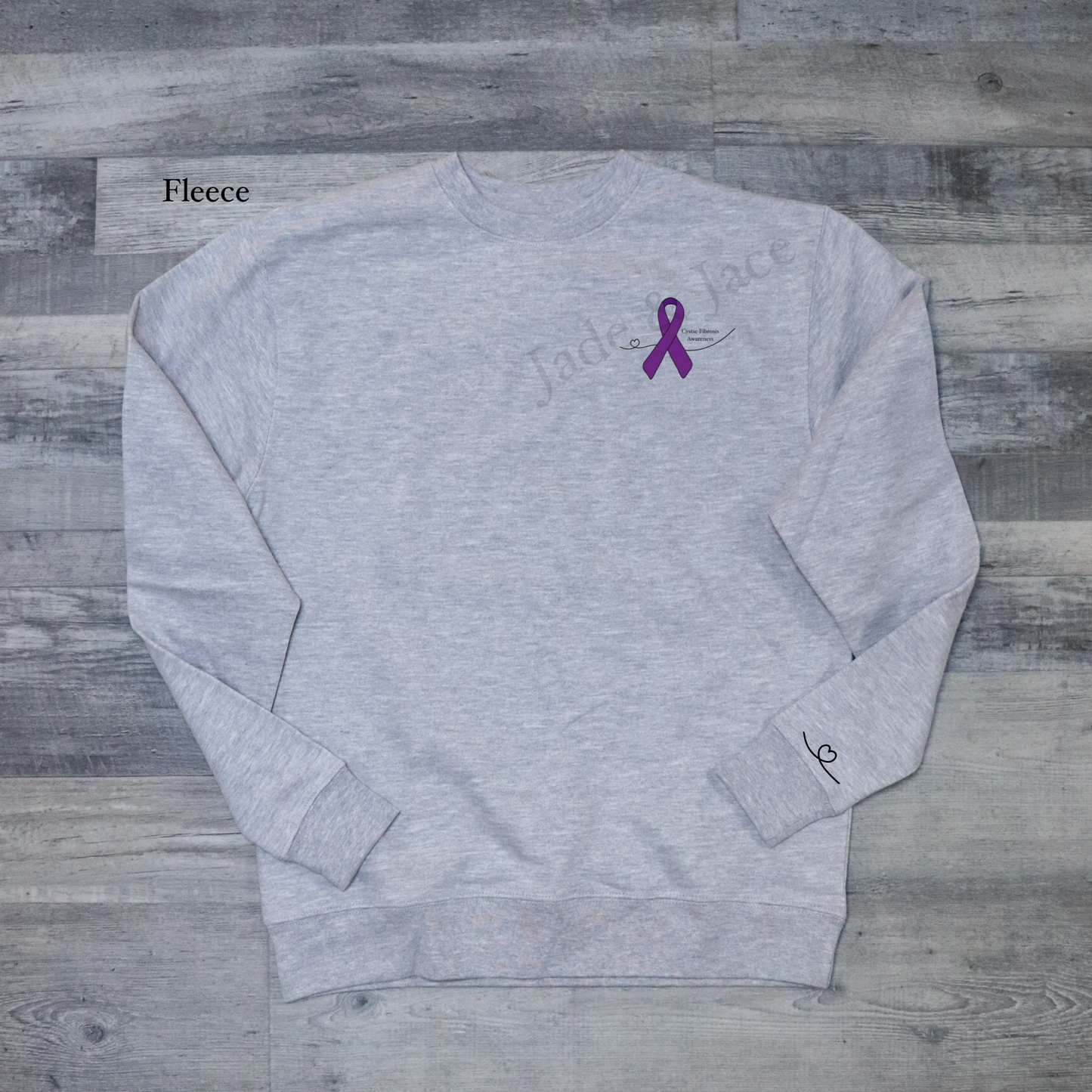 Cystic Fibrosis Awareness Crewneck Sweatshirt