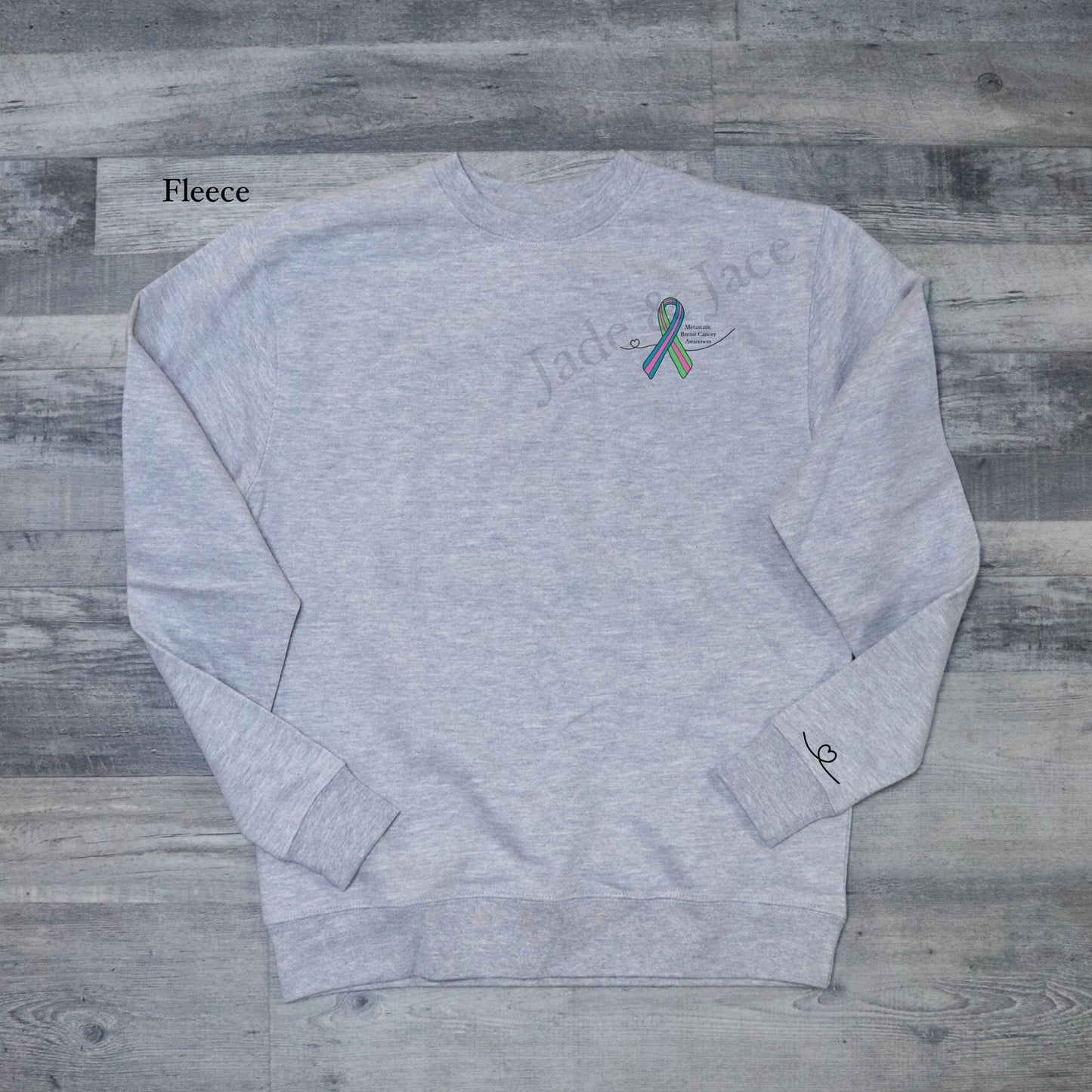 Metastatic Breast Cancer Awareness Crewneck Sweatshirt
