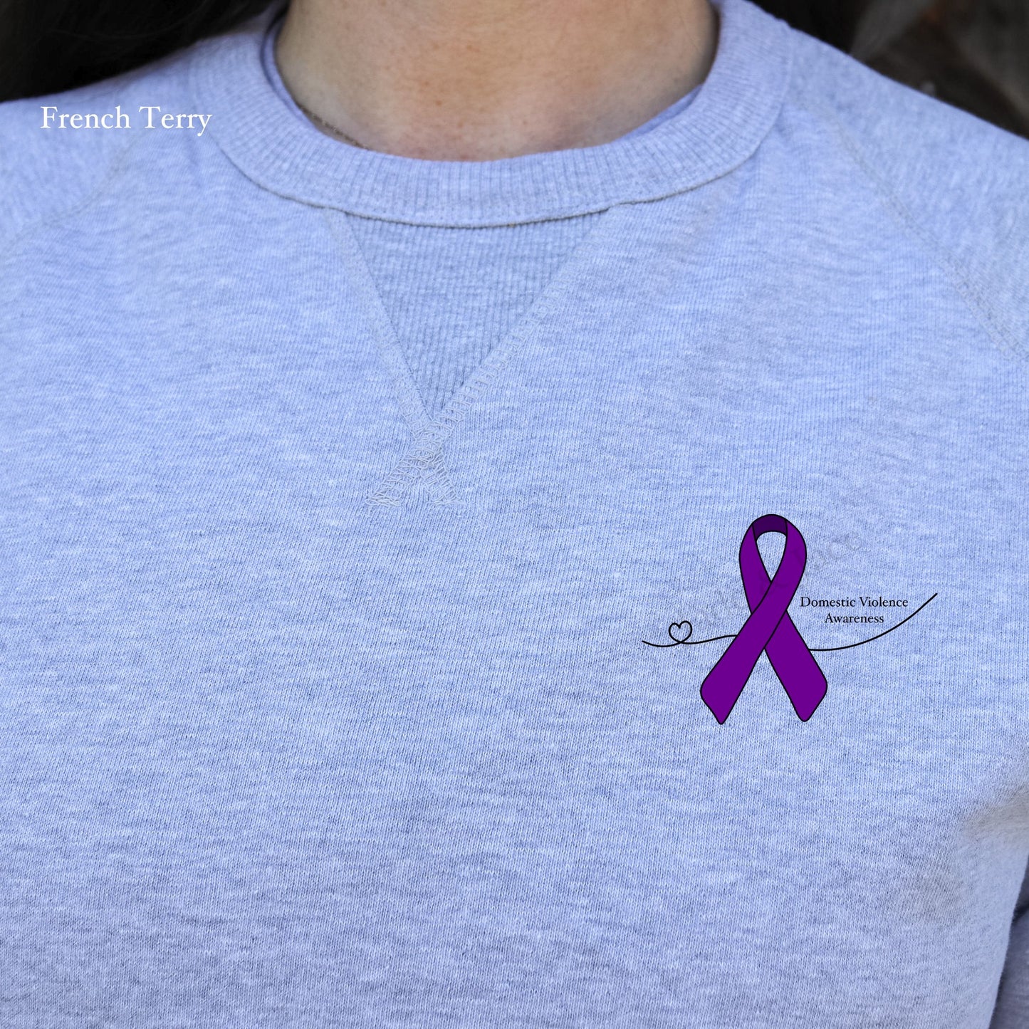 Domestic Violence Awareness Crewneck Sweatshirt