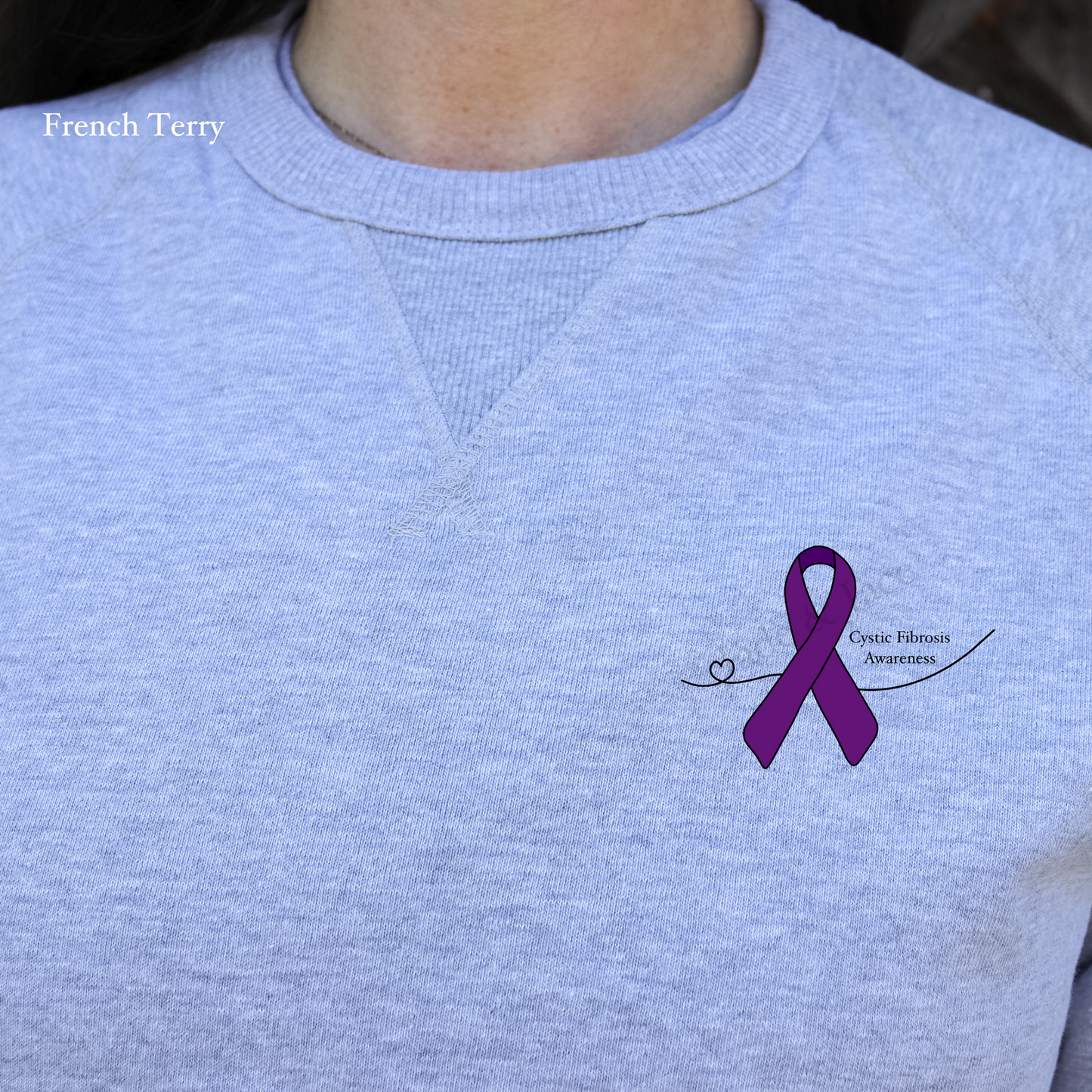 Cystic Fibrosis Awareness Crewneck Sweatshirt