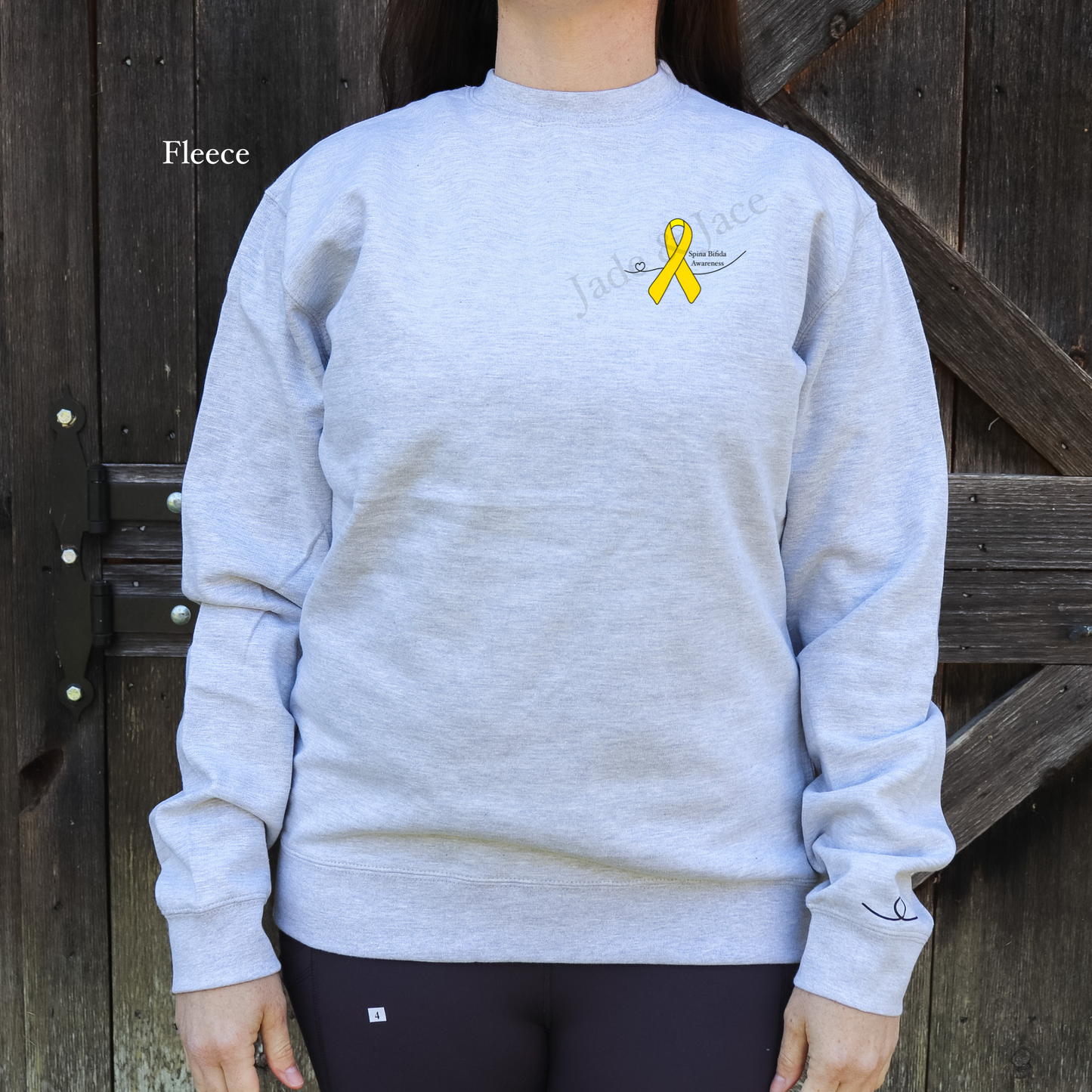 Spina Bifida Awareness Crewneck Sweatshirt