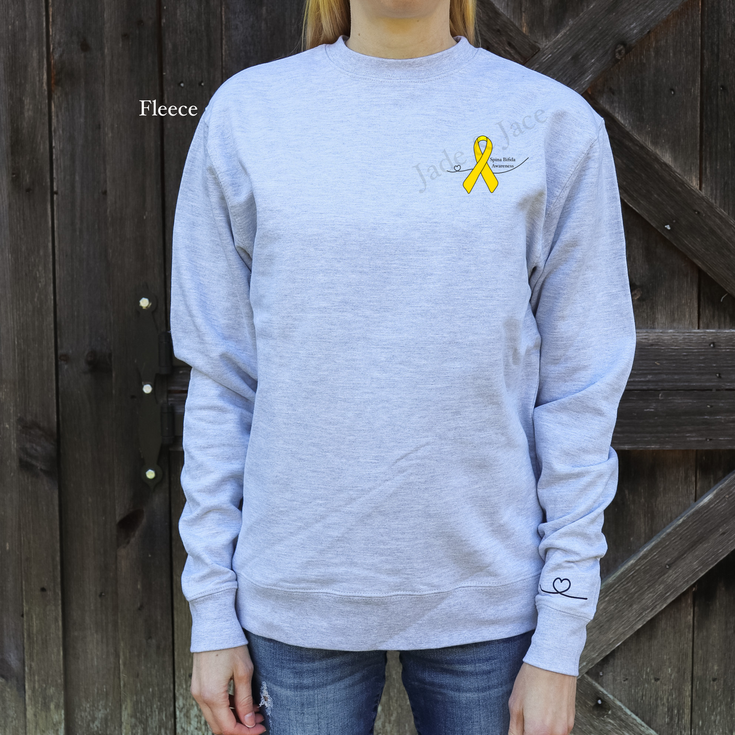 Spina Bifida Awareness Crewneck Sweatshirt