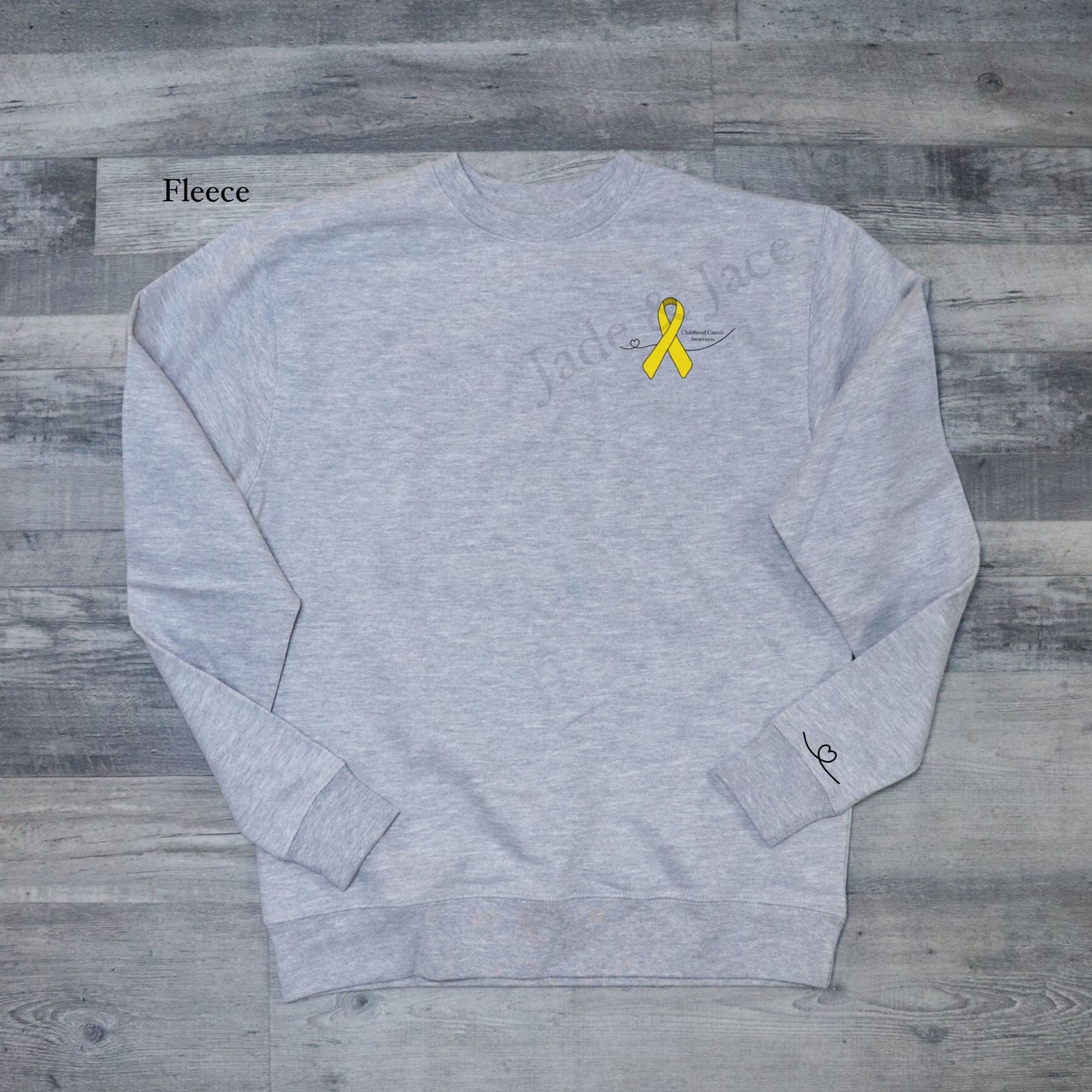 Childhood Cancer Awareness Crewneck Sweatshirt