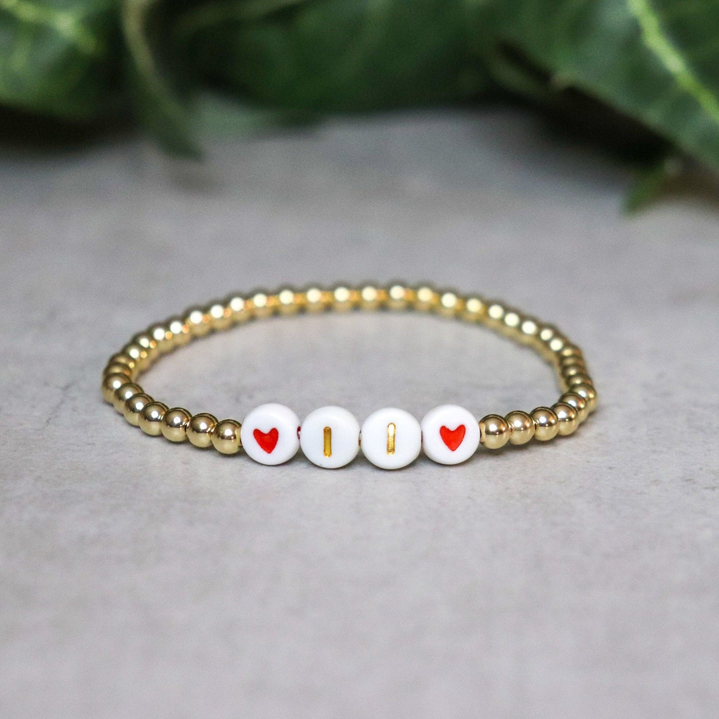 Numbers Game Day Dainty Bracelet