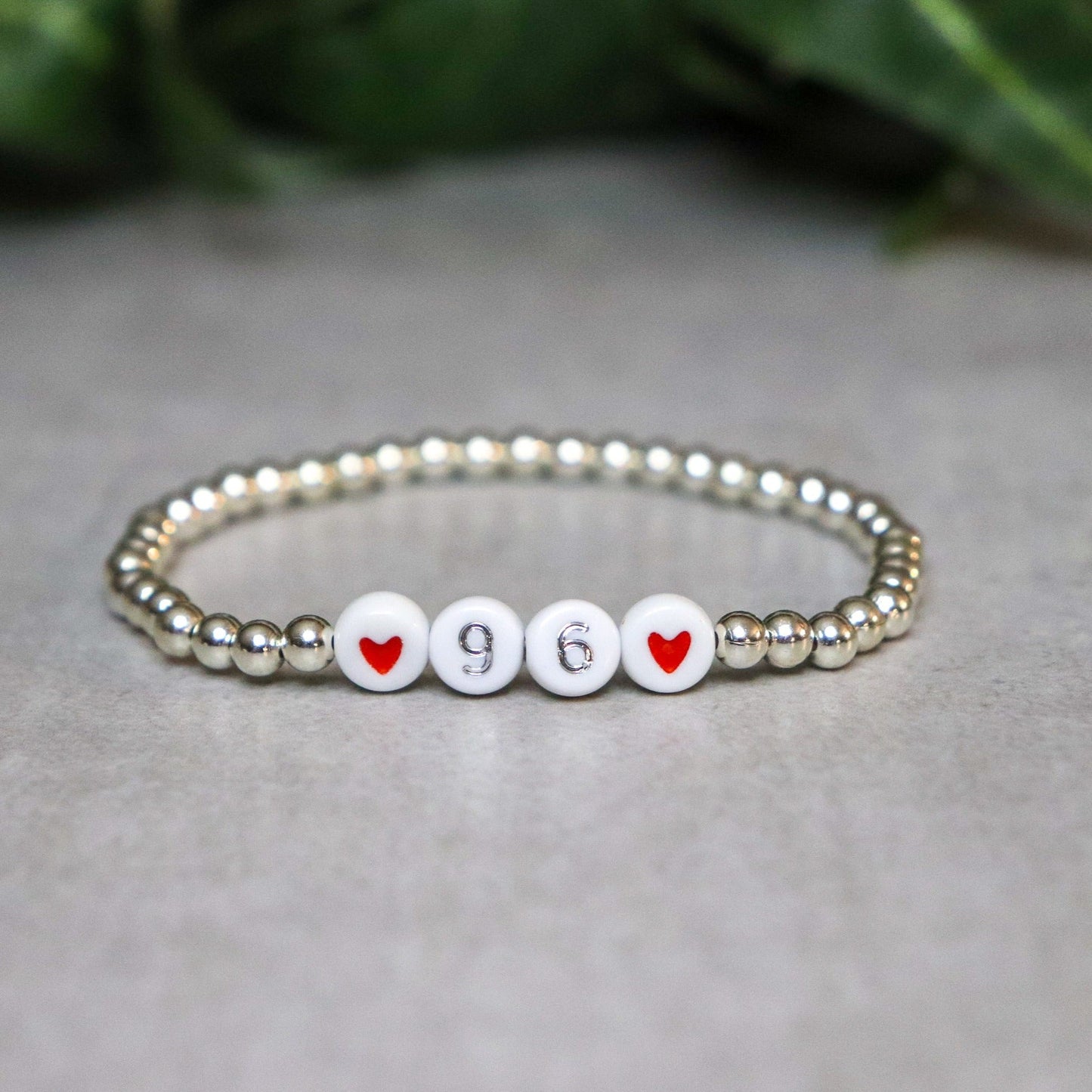 Numbers Game Day Dainty Bracelet