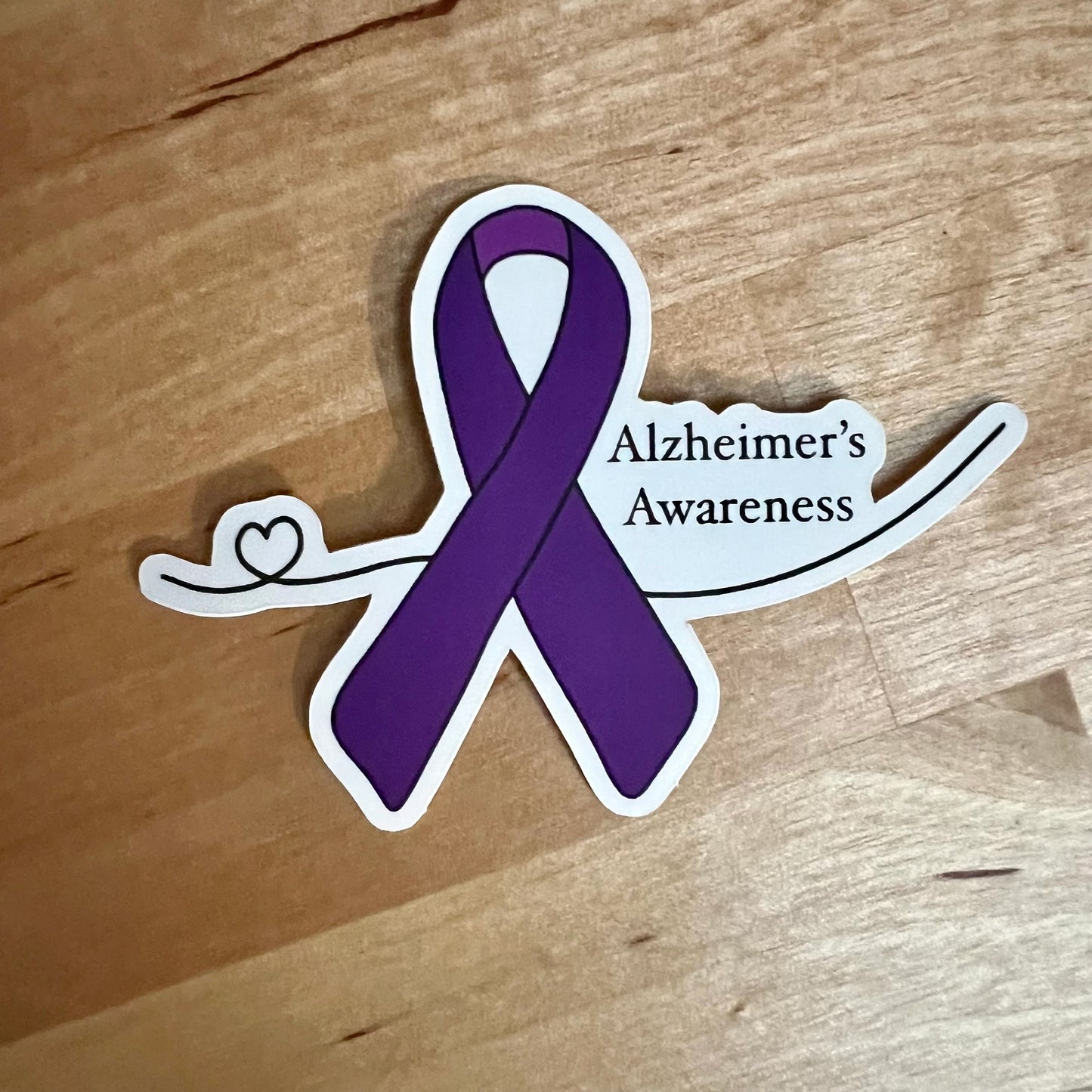 Alzheimer's Awareness Sticker