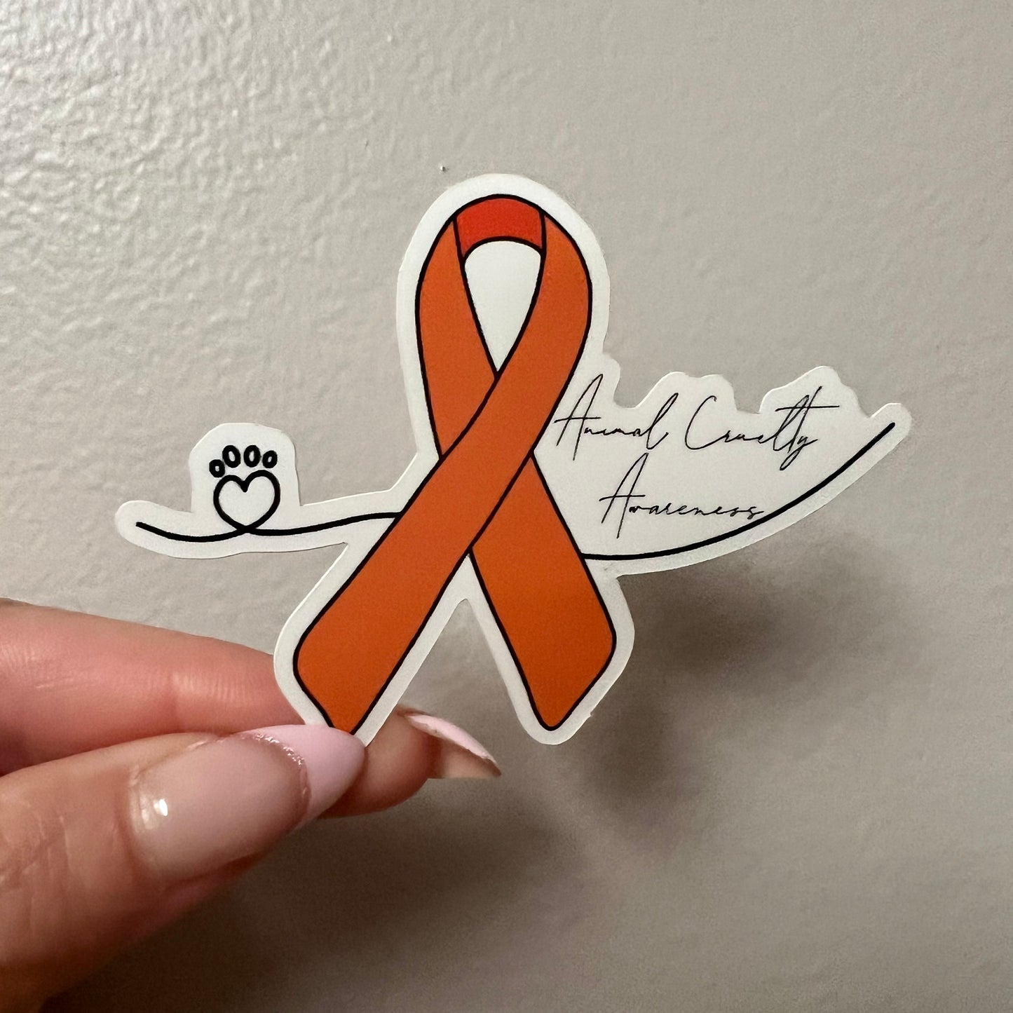 Animal Cruelty Awareness Sticker