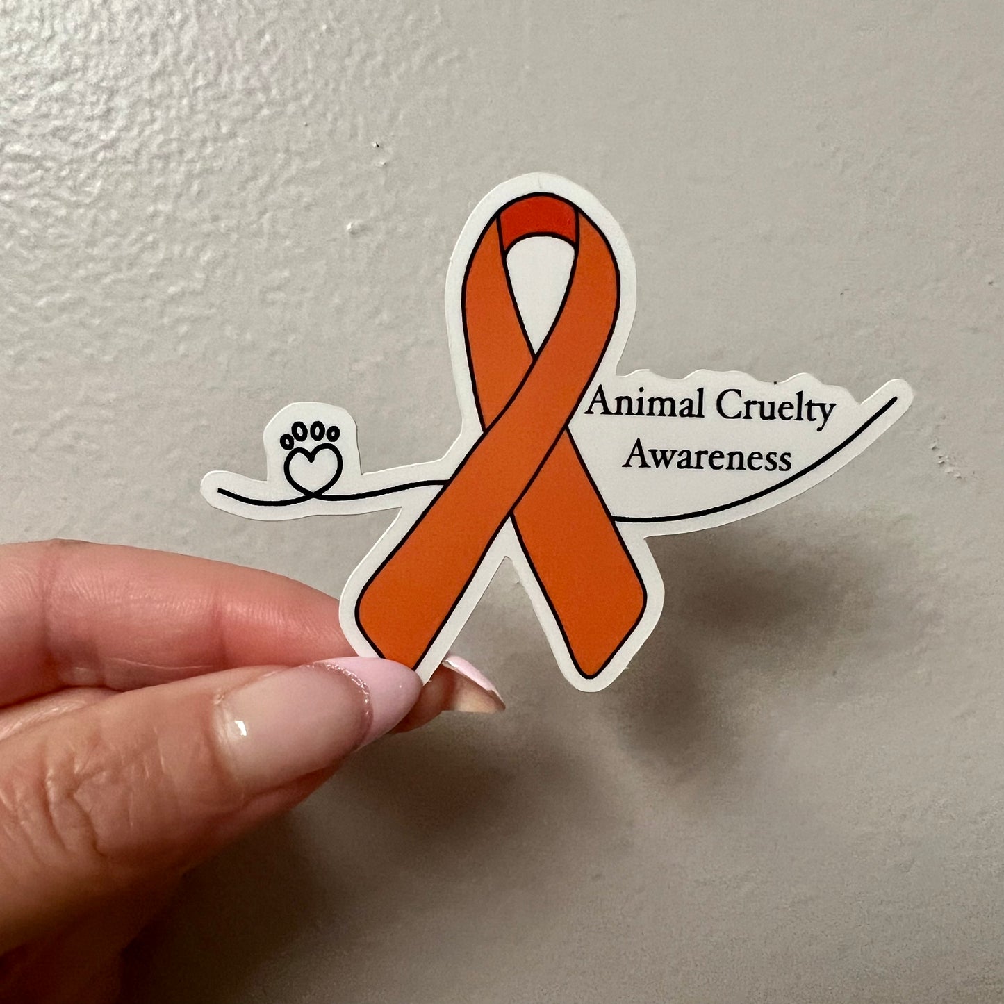 Animal Cruelty Awareness Sticker