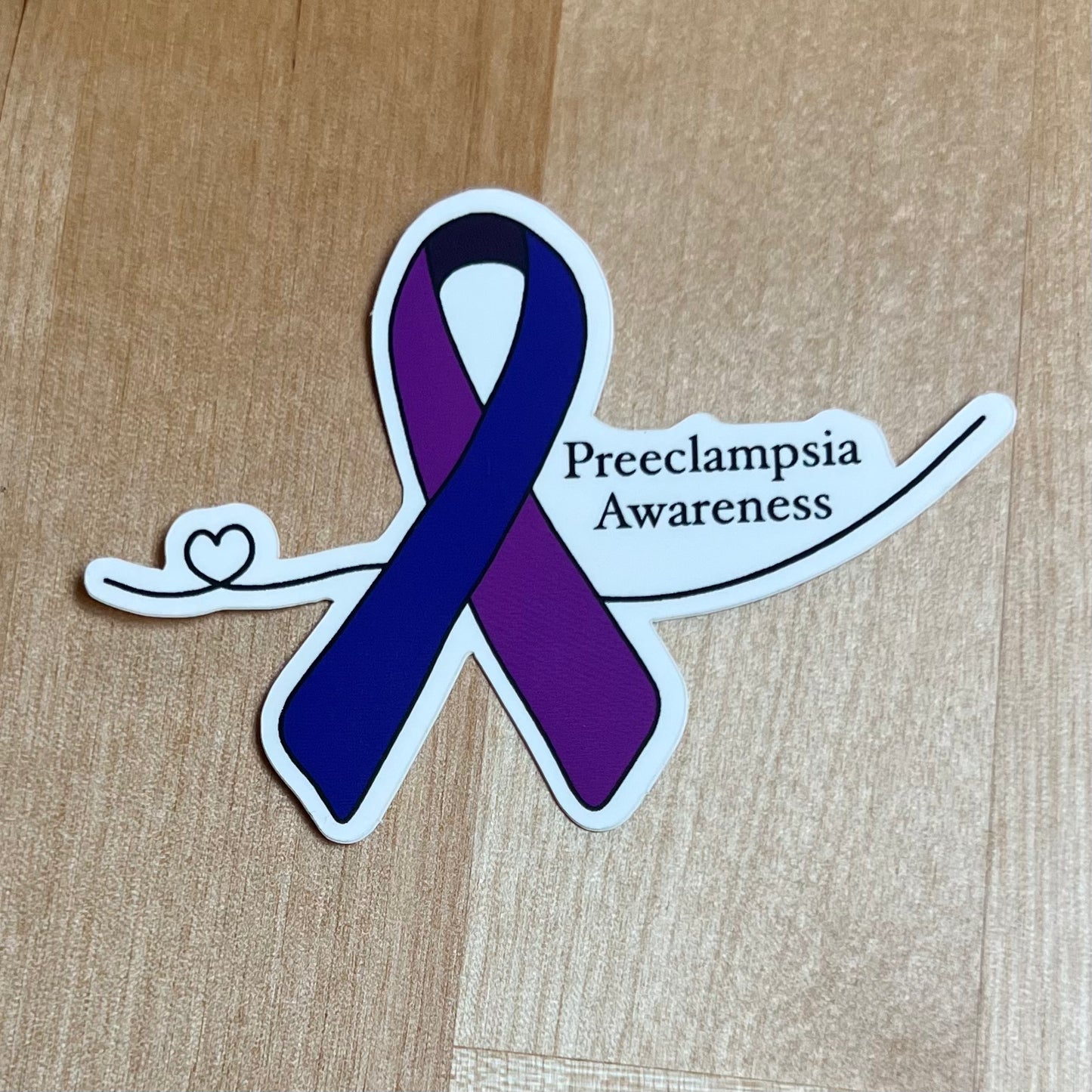 Preeclampsia Awareness Sticker