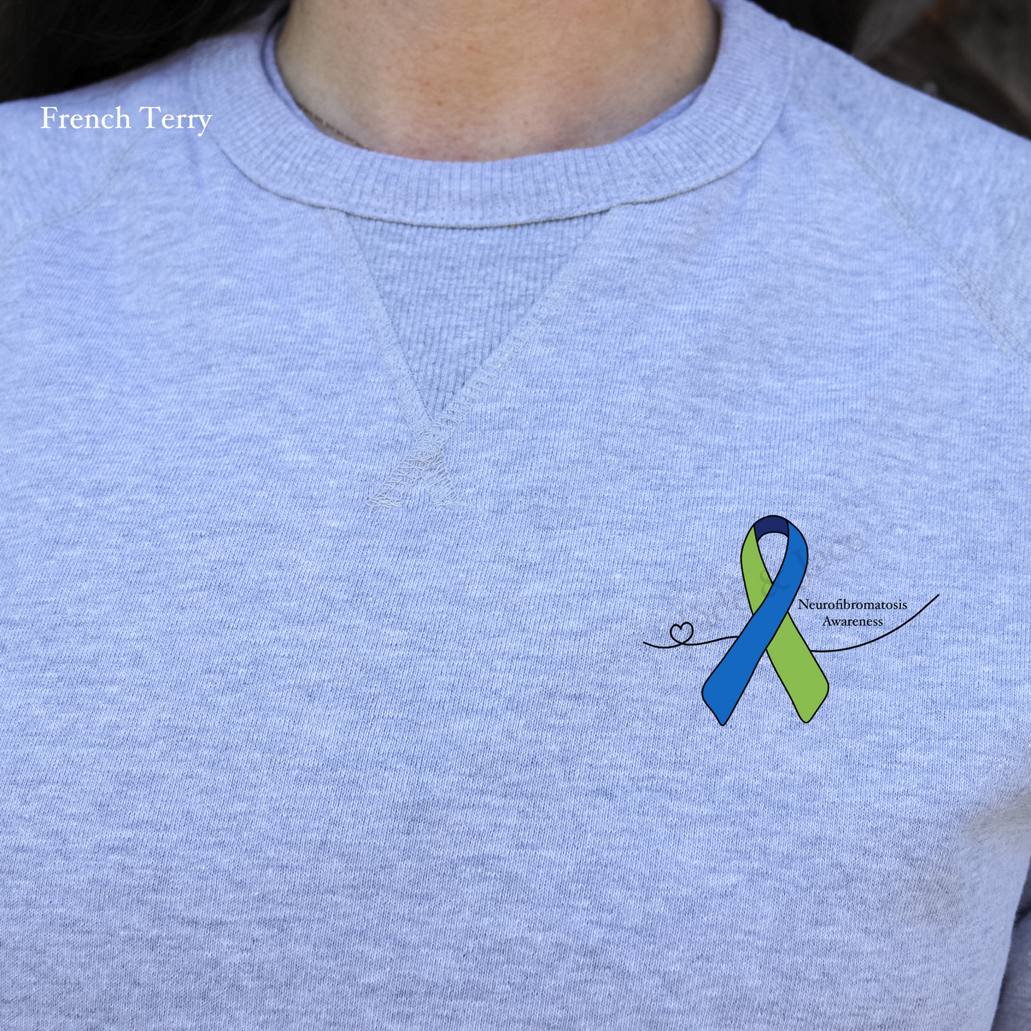 Neurofibromatosis Awareness Crewneck Sweatshirt