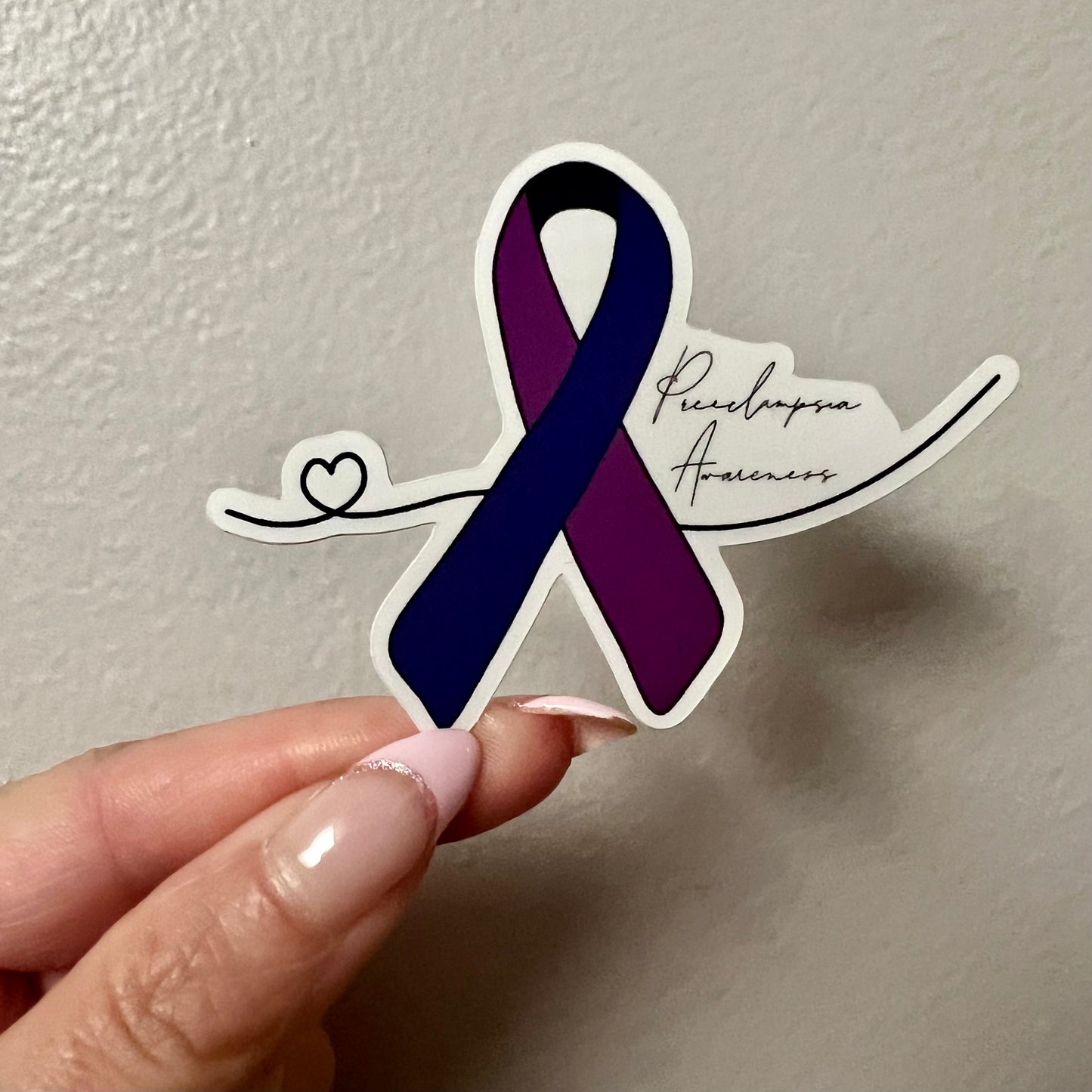 Preeclampsia Awareness Sticker