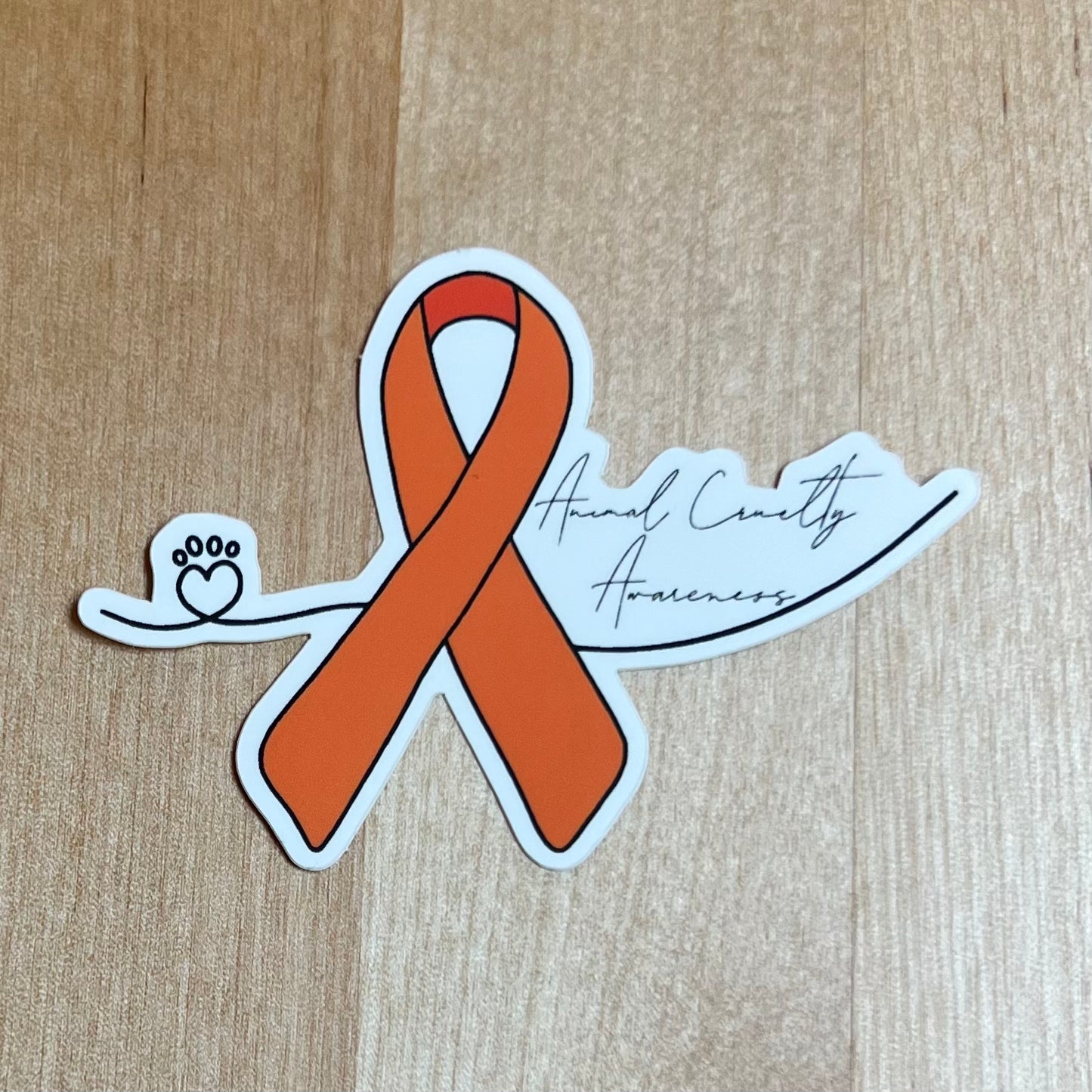 Animal Cruelty Awareness Sticker