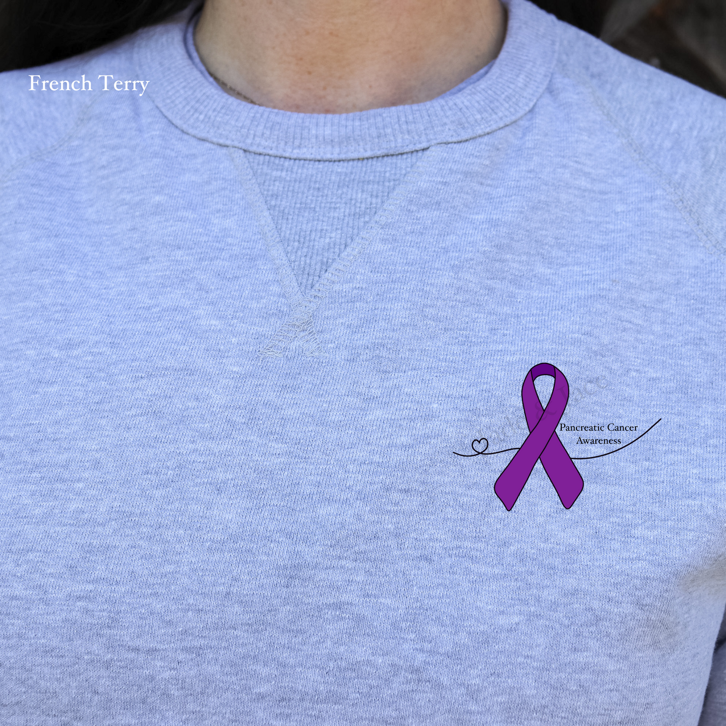 Pancreatic Cancer Awareness Crewneck Sweatshirt