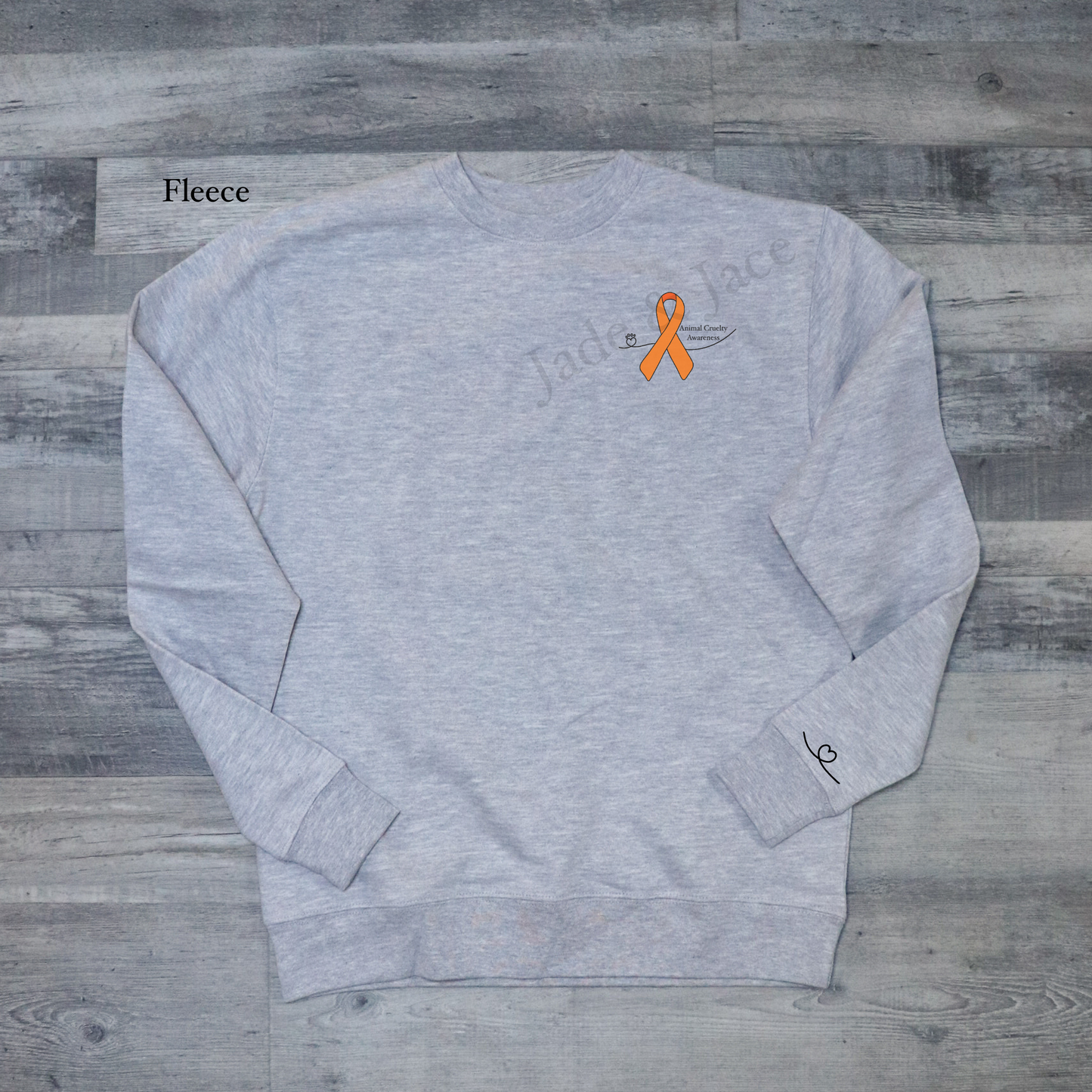 Animal Cruelty Awareness Crewneck Sweatshirt