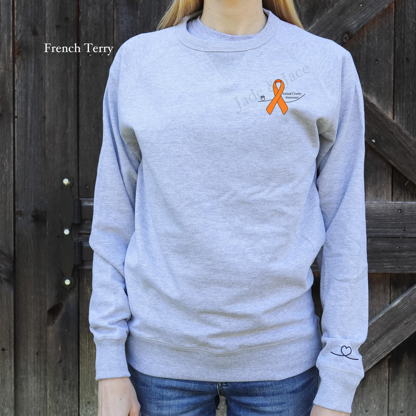 Animal Cruelty Awareness Crewneck Sweatshirt
