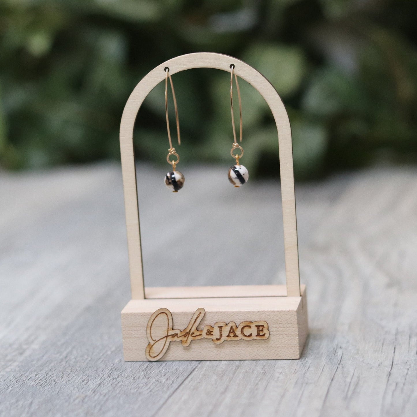 Rainflower Jade Earrings