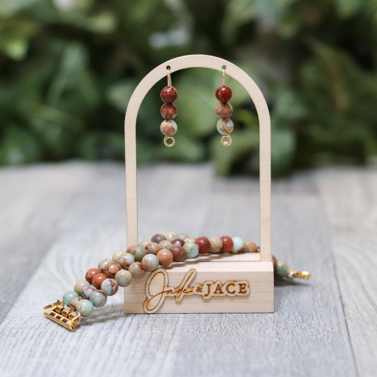 Aqua Terra Jasper Earrings