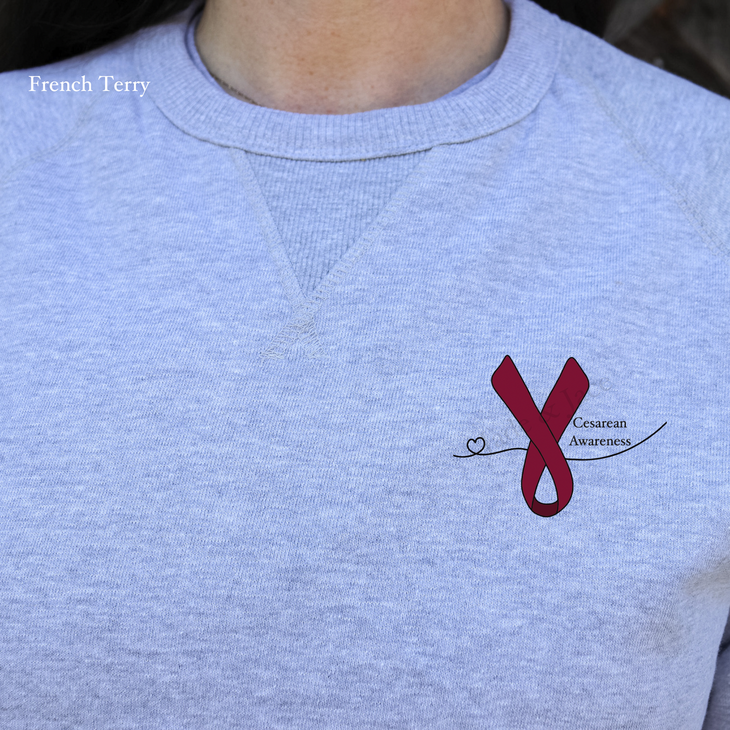 Cesarean Awareness Crewneck Sweatshirt