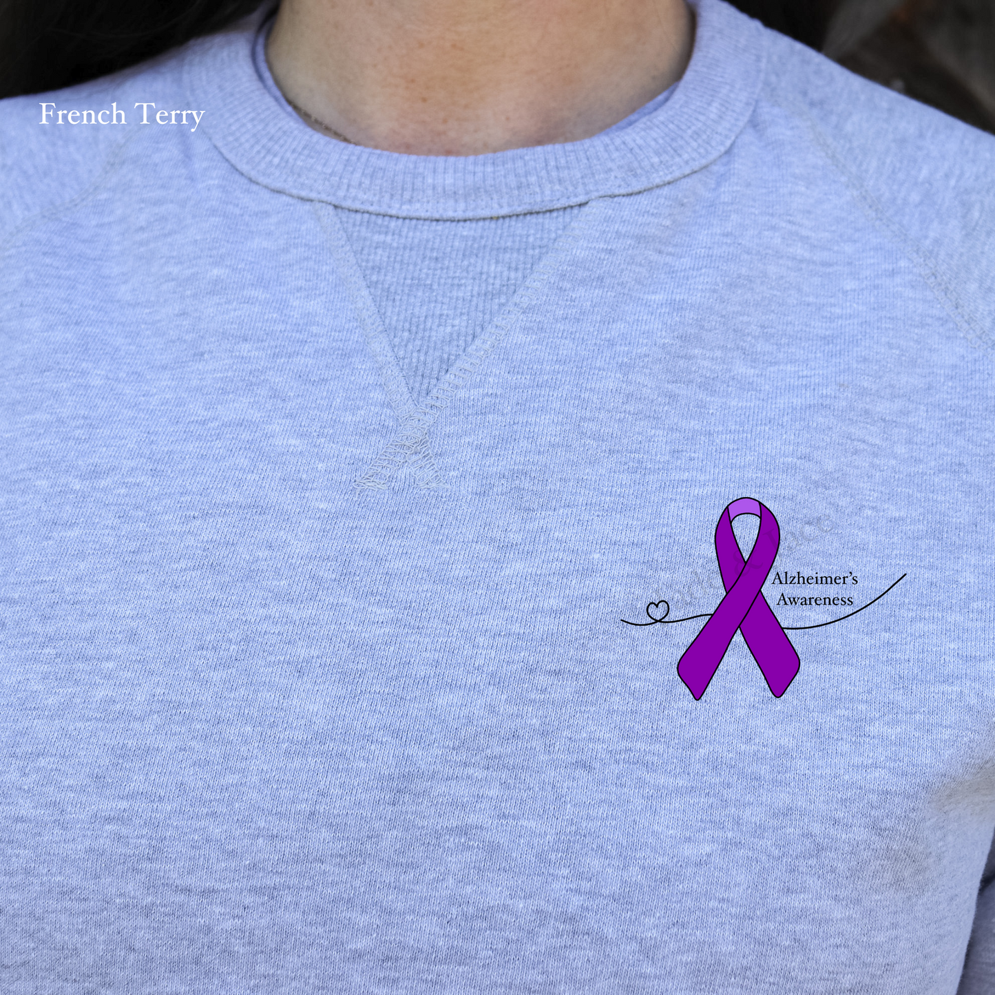 Alzheimer Awareness Crewneck Sweatshirt