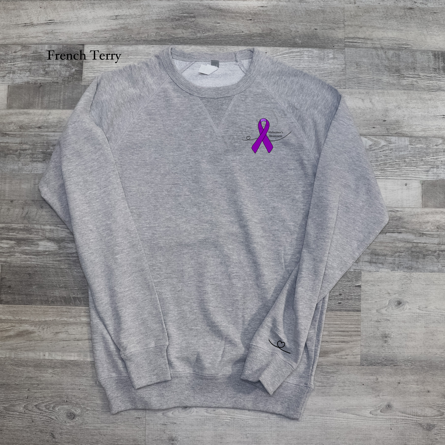 Alzheimer Awareness Crewneck Sweatshirt
