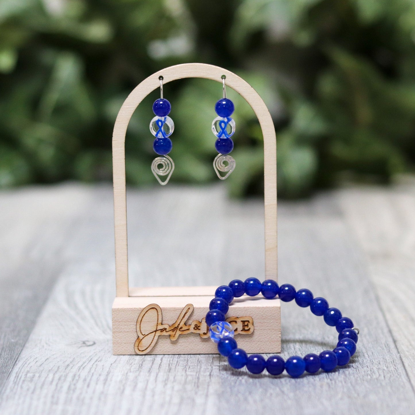 Blue Ribbon Bracelet
