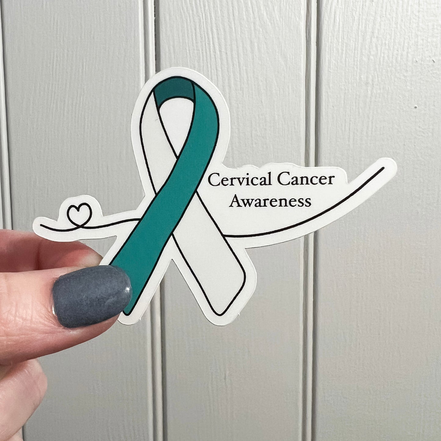 Cervical Cancer Awareness Sticker