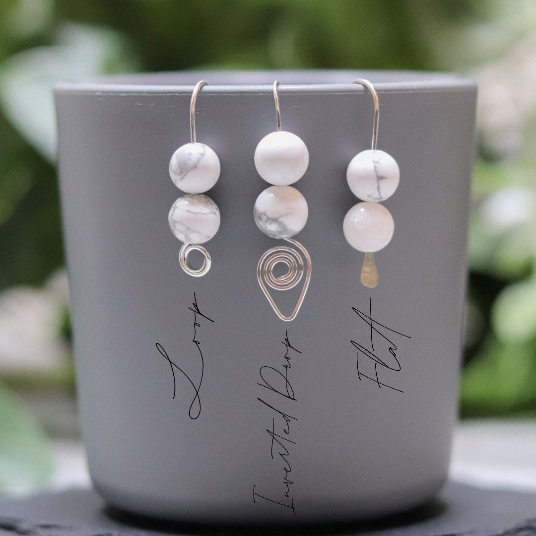 Thin Blue Line Earrings