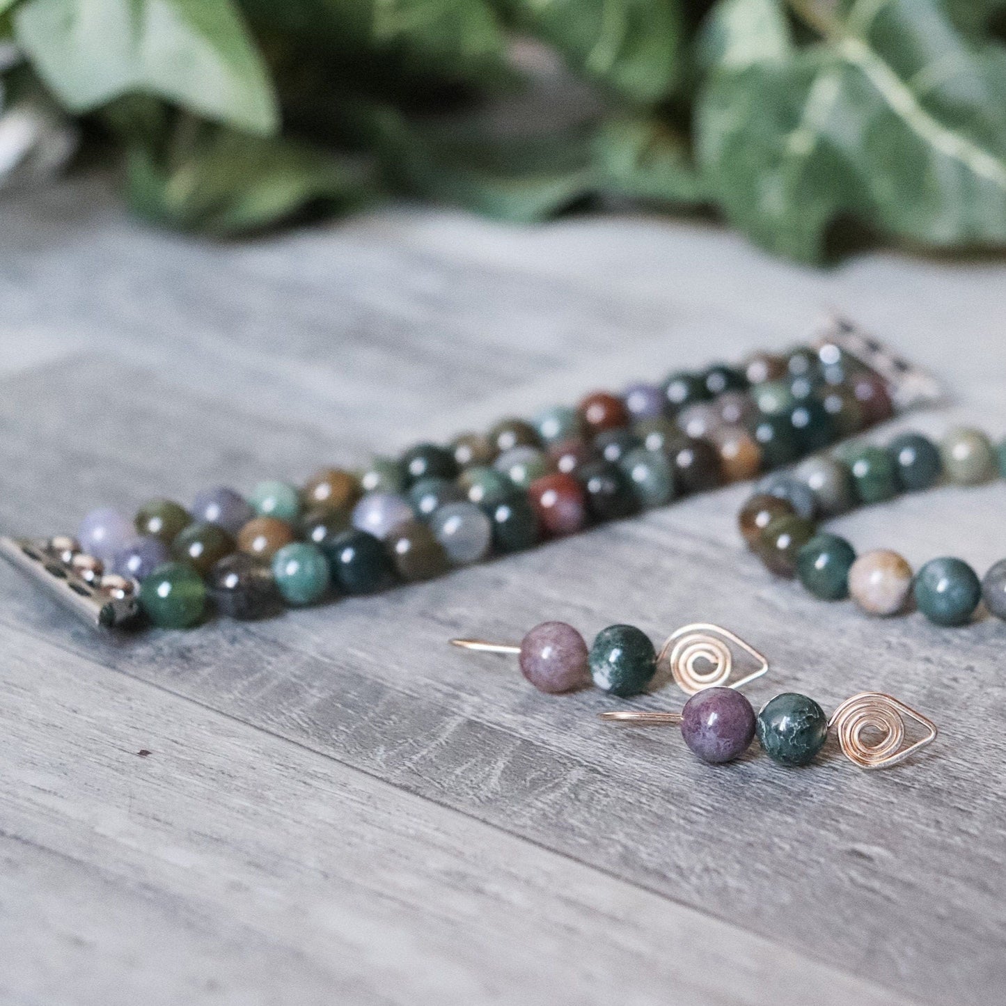 Indian Agate Watchband