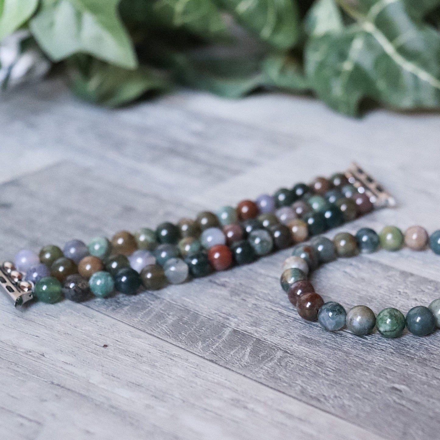 Indian Agate Watchband