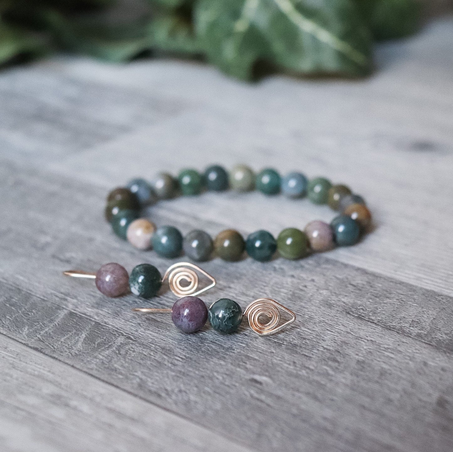 Indian Agate Bracelet
