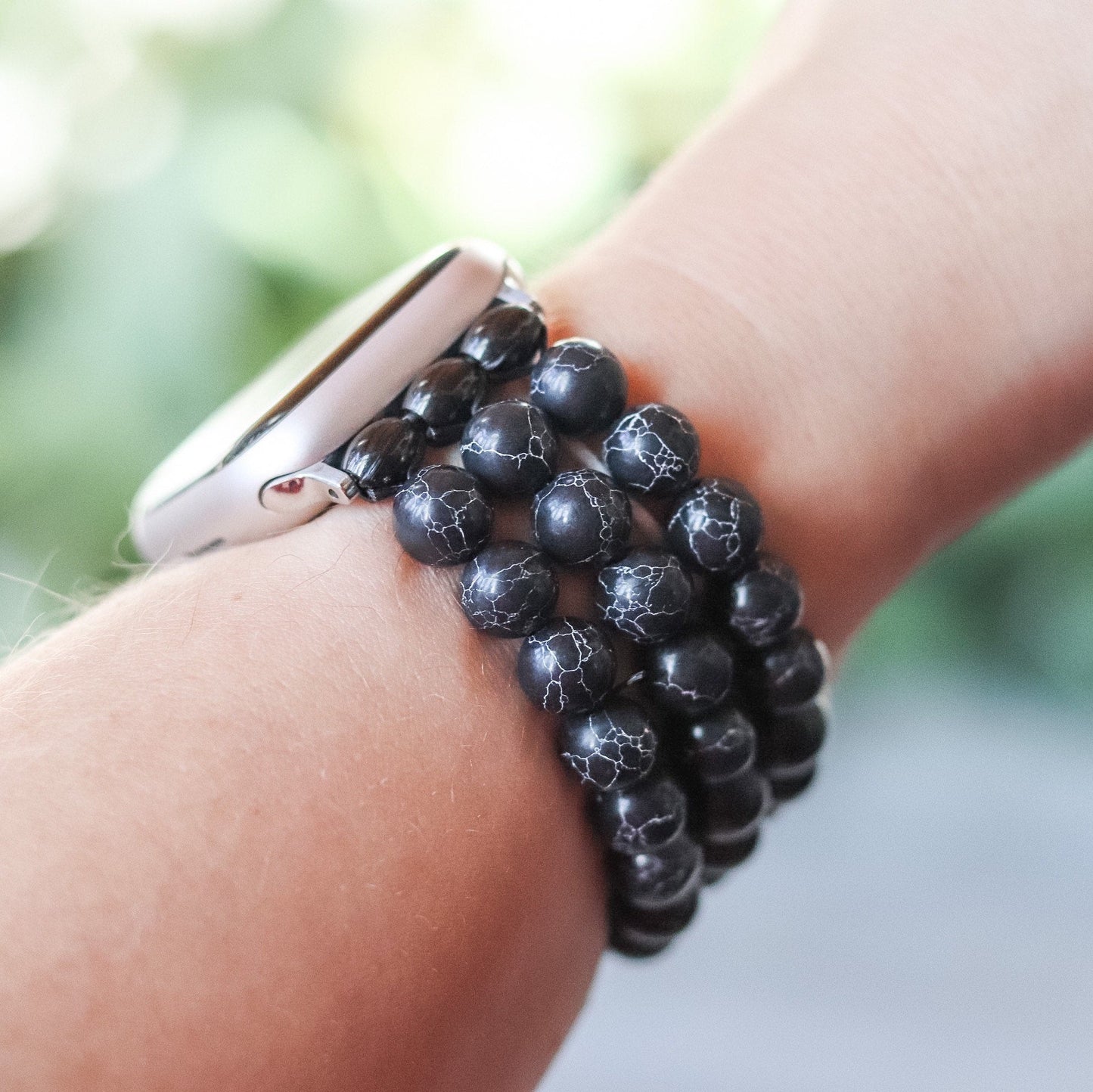 Black Howlite Watchband