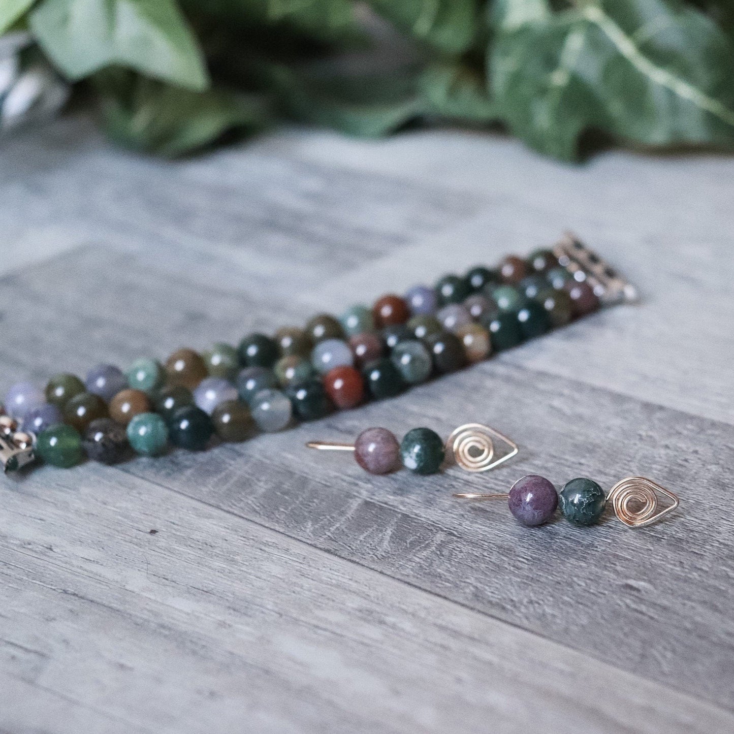Indian Agate Watchband