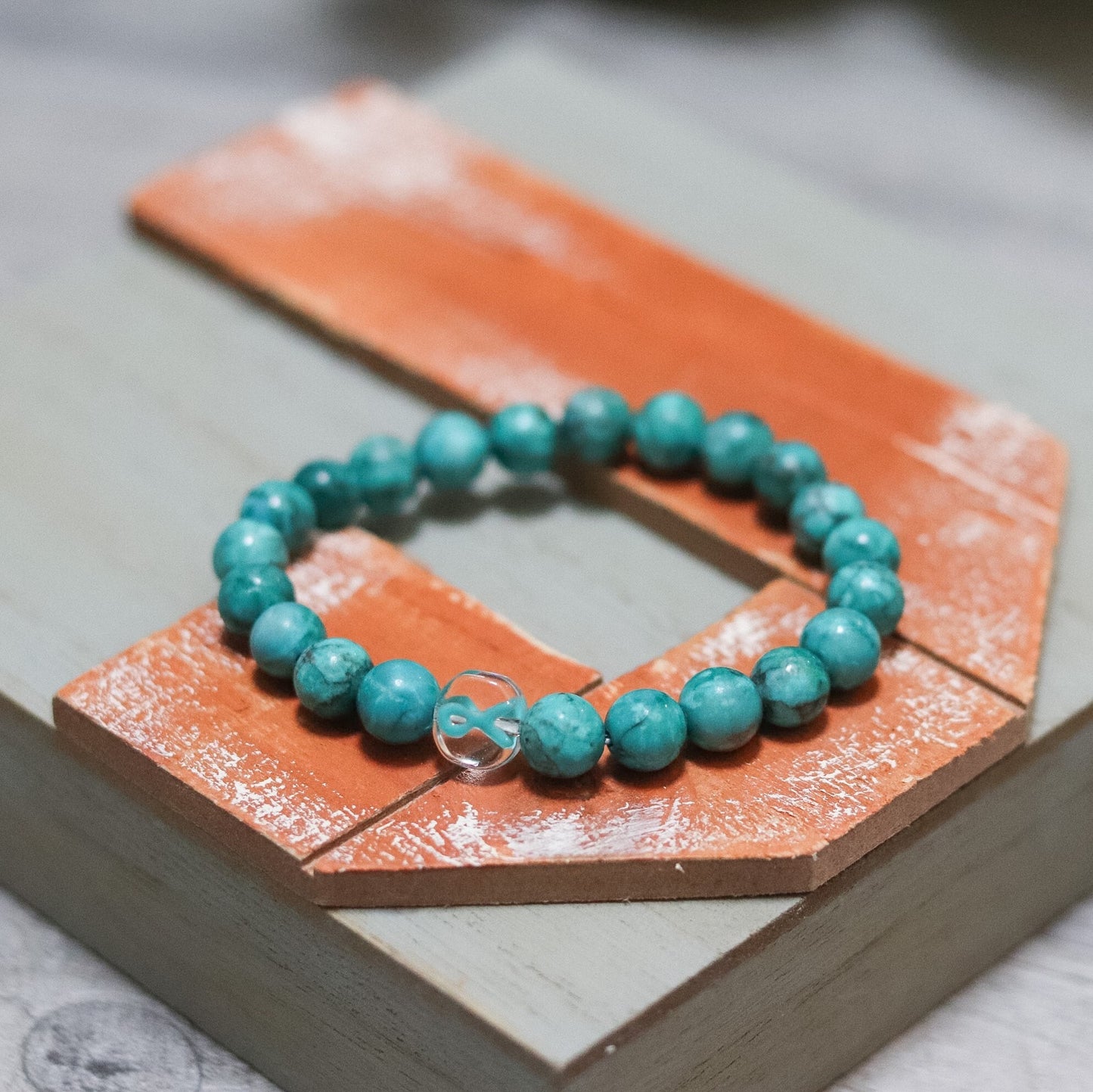 Teal Ribbon Watchband
