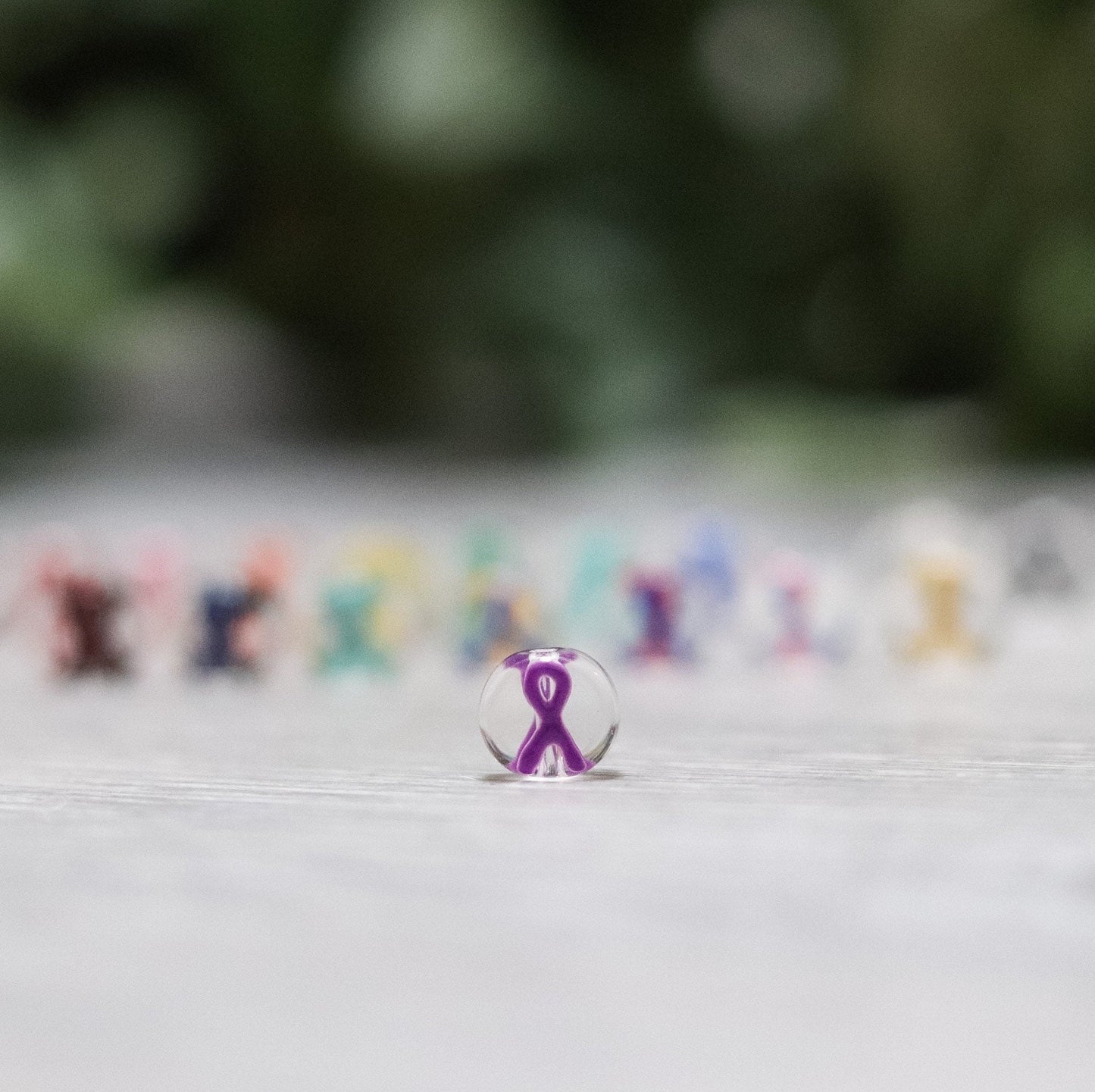 Purple Ribbon Watchband