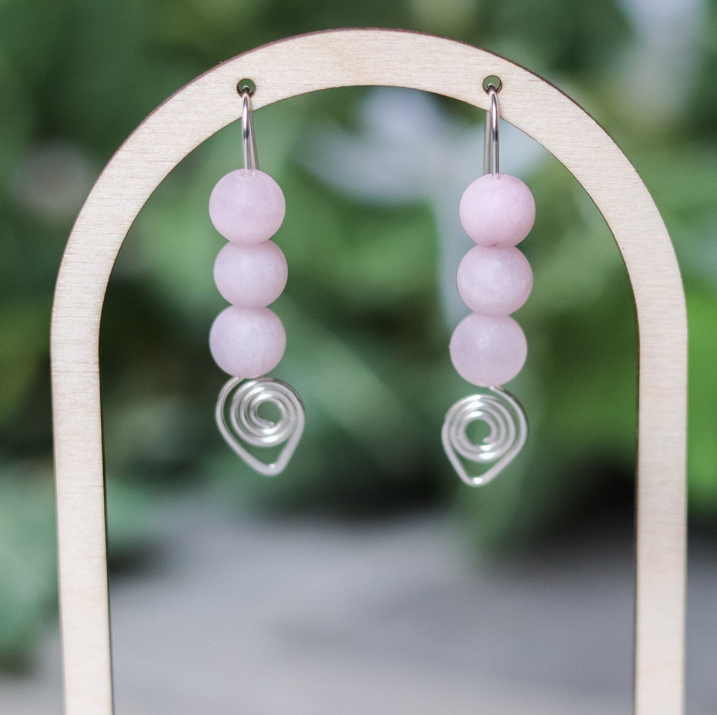Rose Quartz Earrings