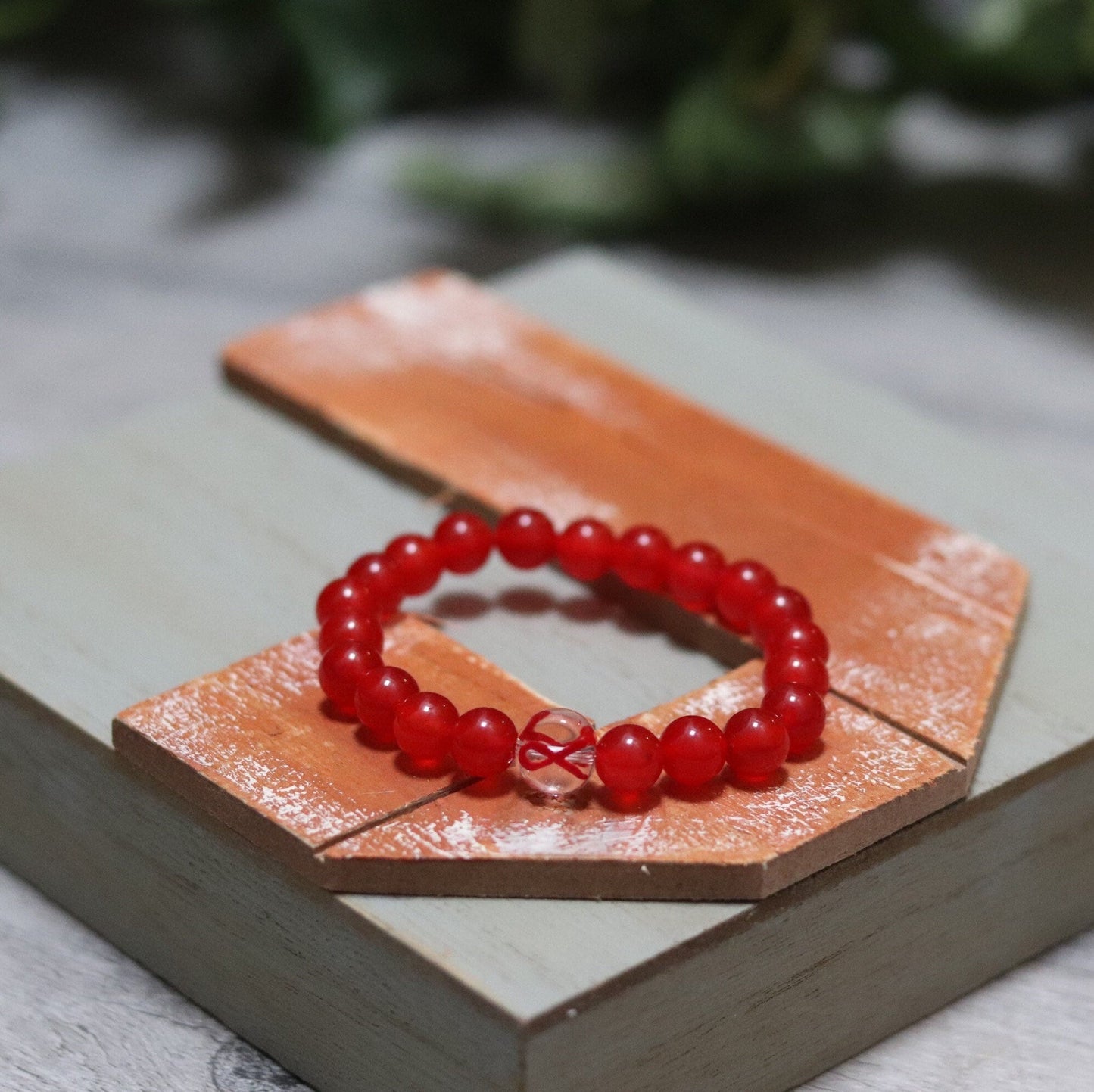 Red Ribbon Bracelet