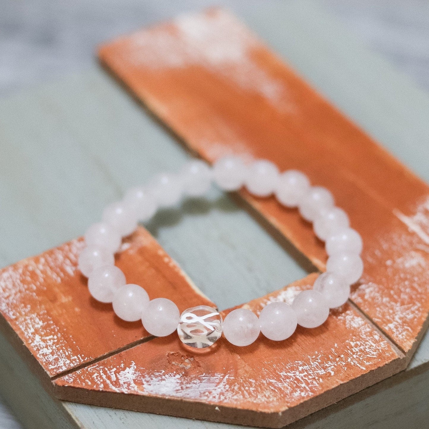 White Ribbon Bracelet