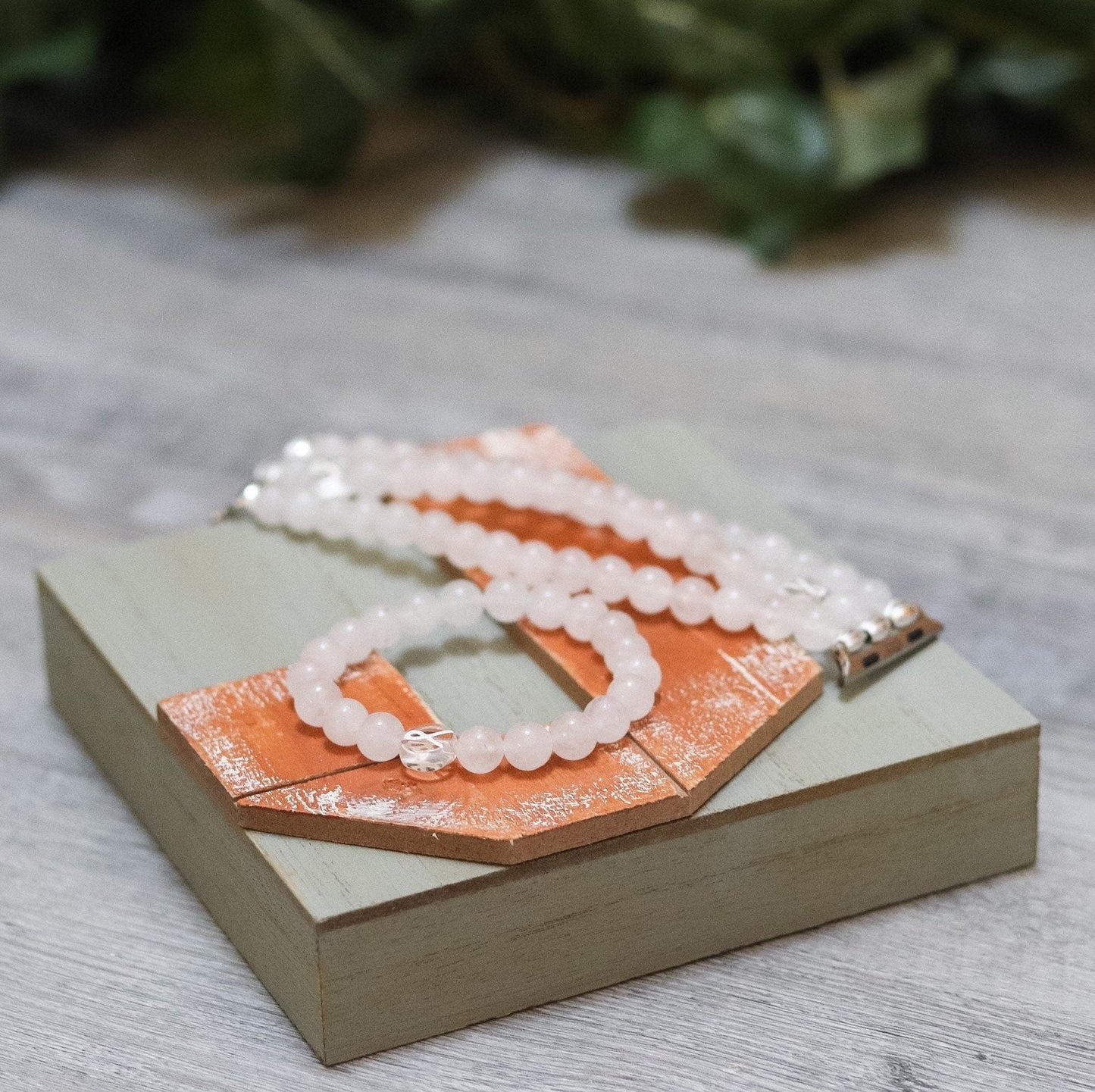 White Ribbon Bracelet