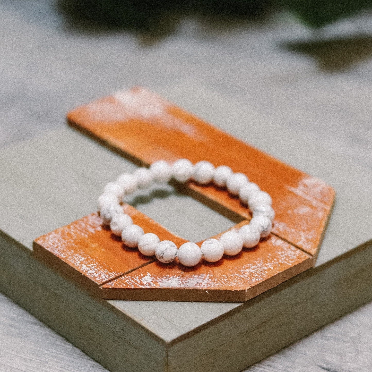 White Howlite Bracelet