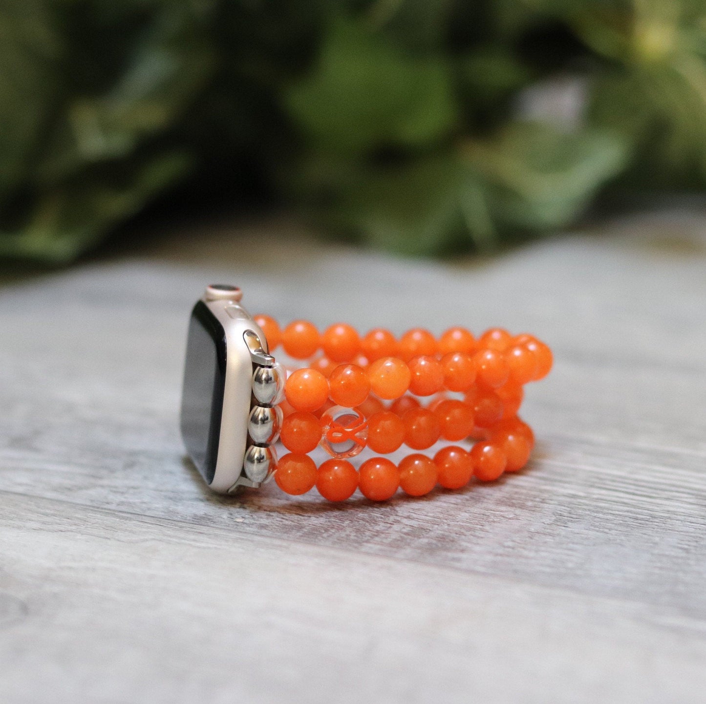 Orange Ribbon Watchband
