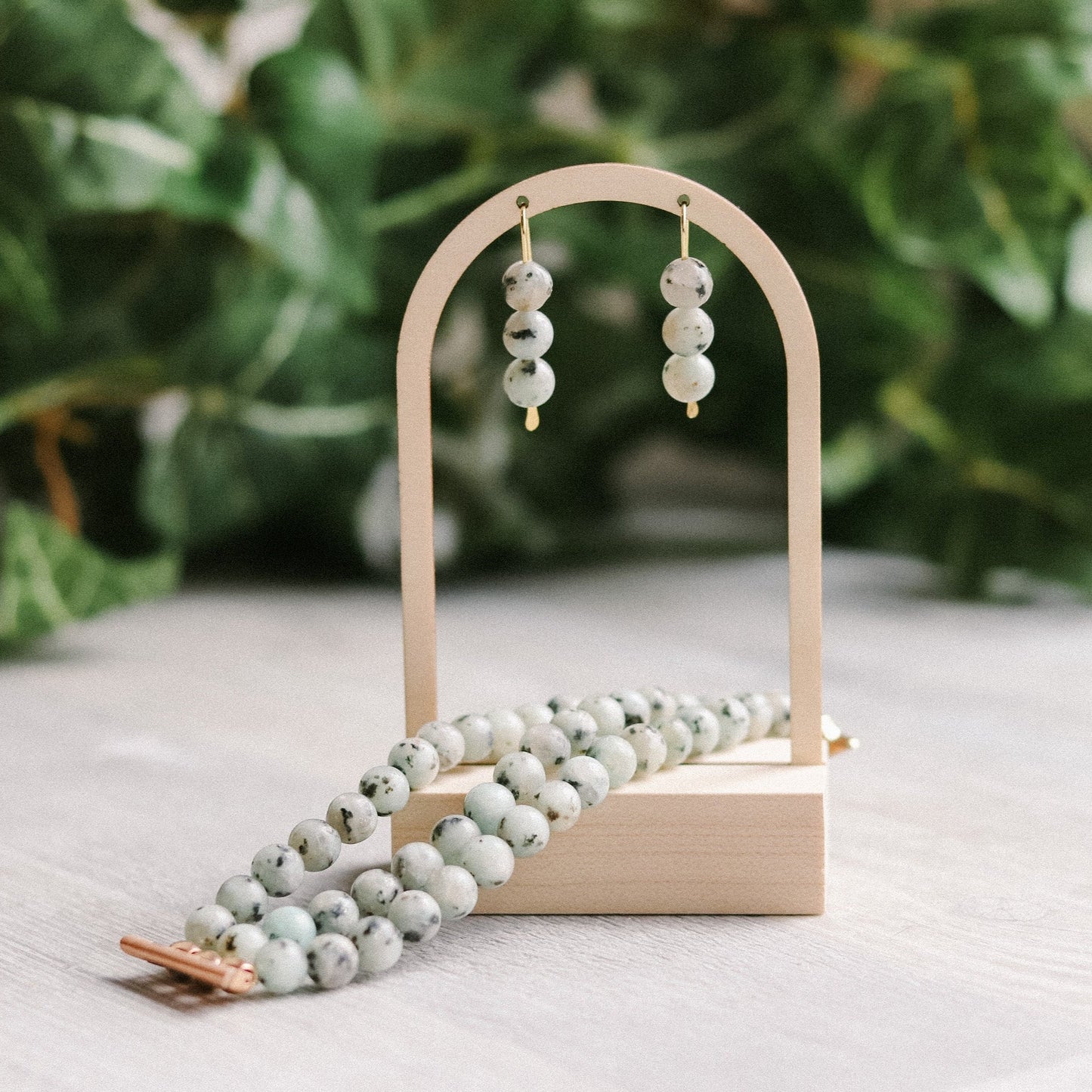 Kiwi Jasper Earrings