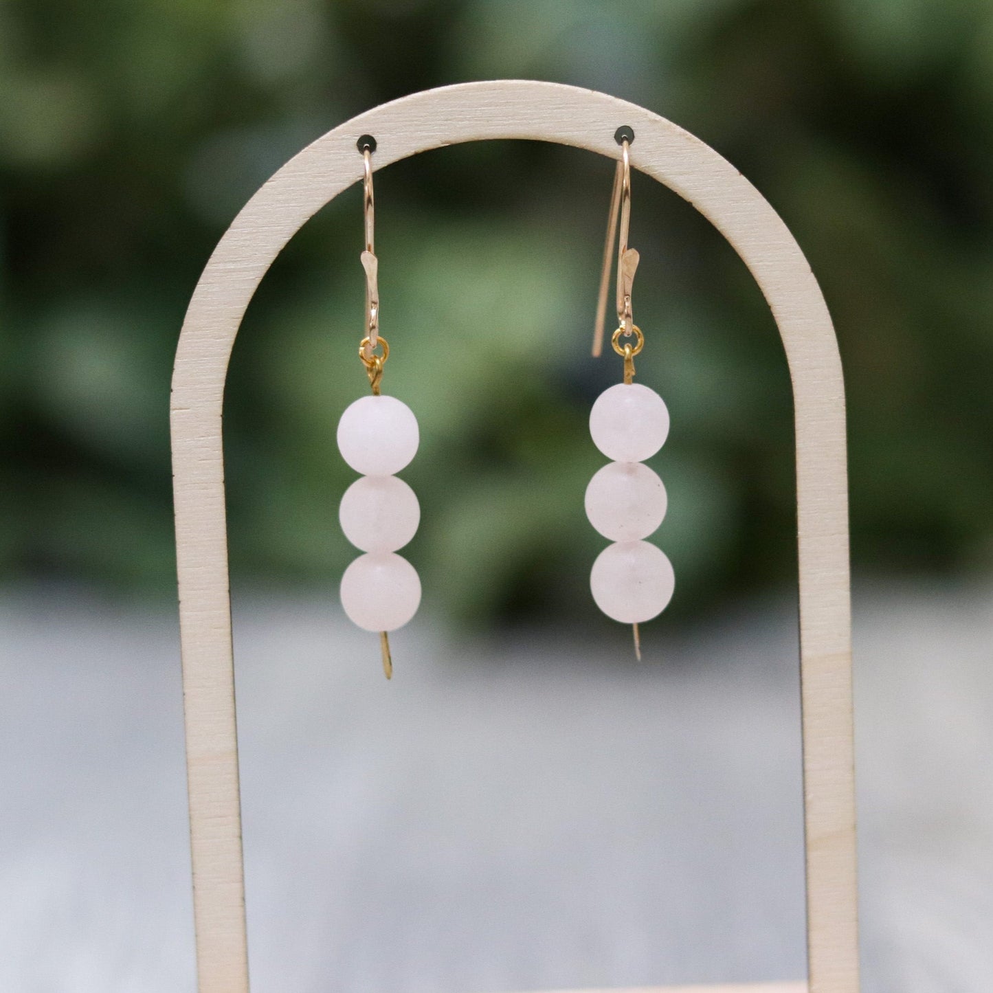 Rose Quartz Earrings