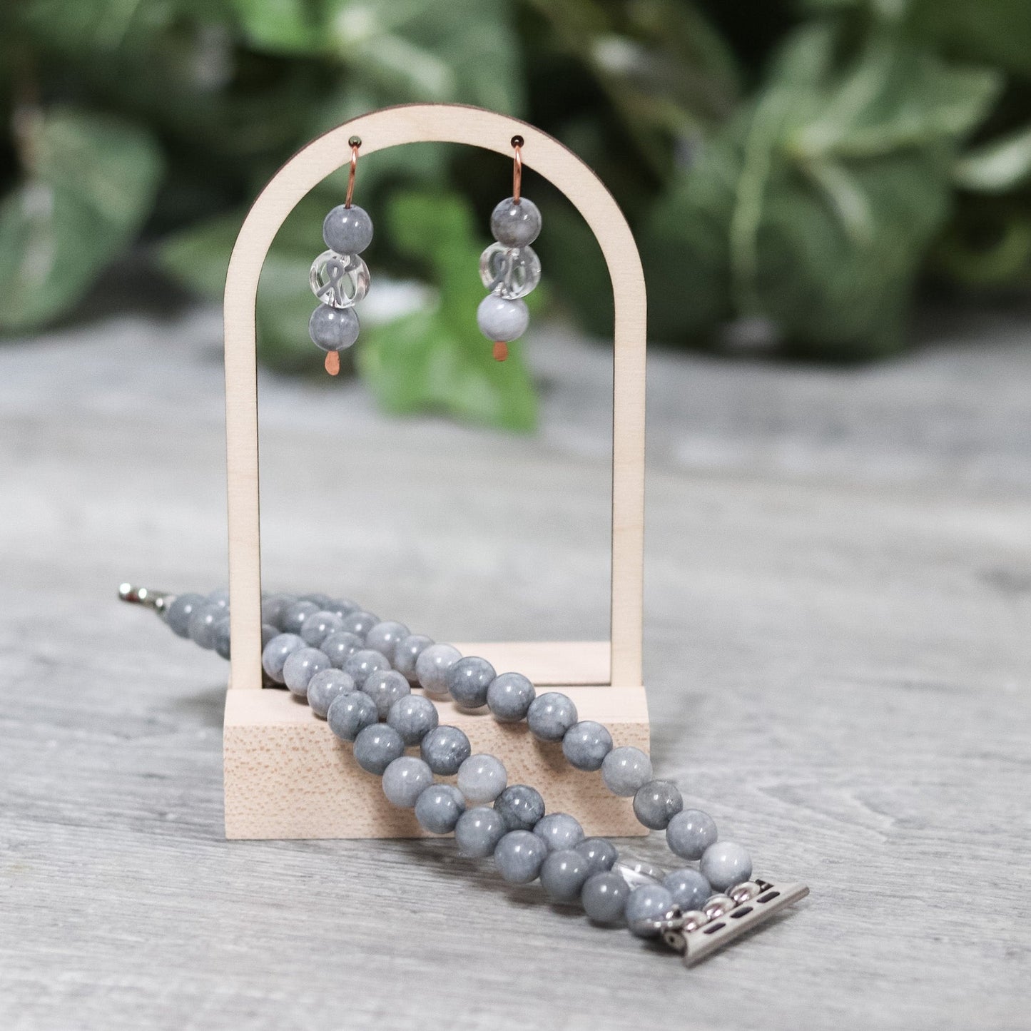 Gray Ribbon Watchband